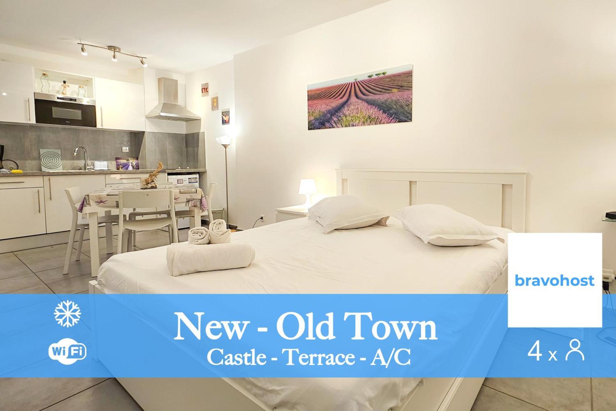 Apartment Le Chateau 4 Pers Ac Wifi Vecchia Nice