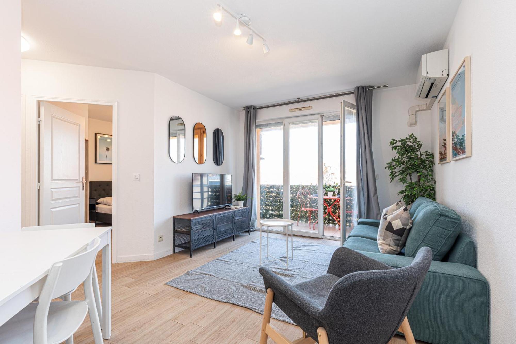 68 Arson - Appt 2 Pieces Dernier Etage - Terrasse - Parking Nice