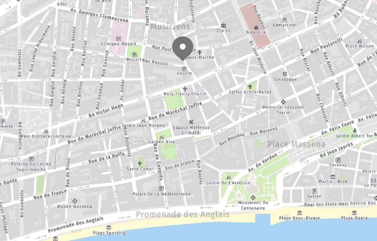 Apartment Riviera - Grimaldi: Carre D'or Balcony Near Promenade *