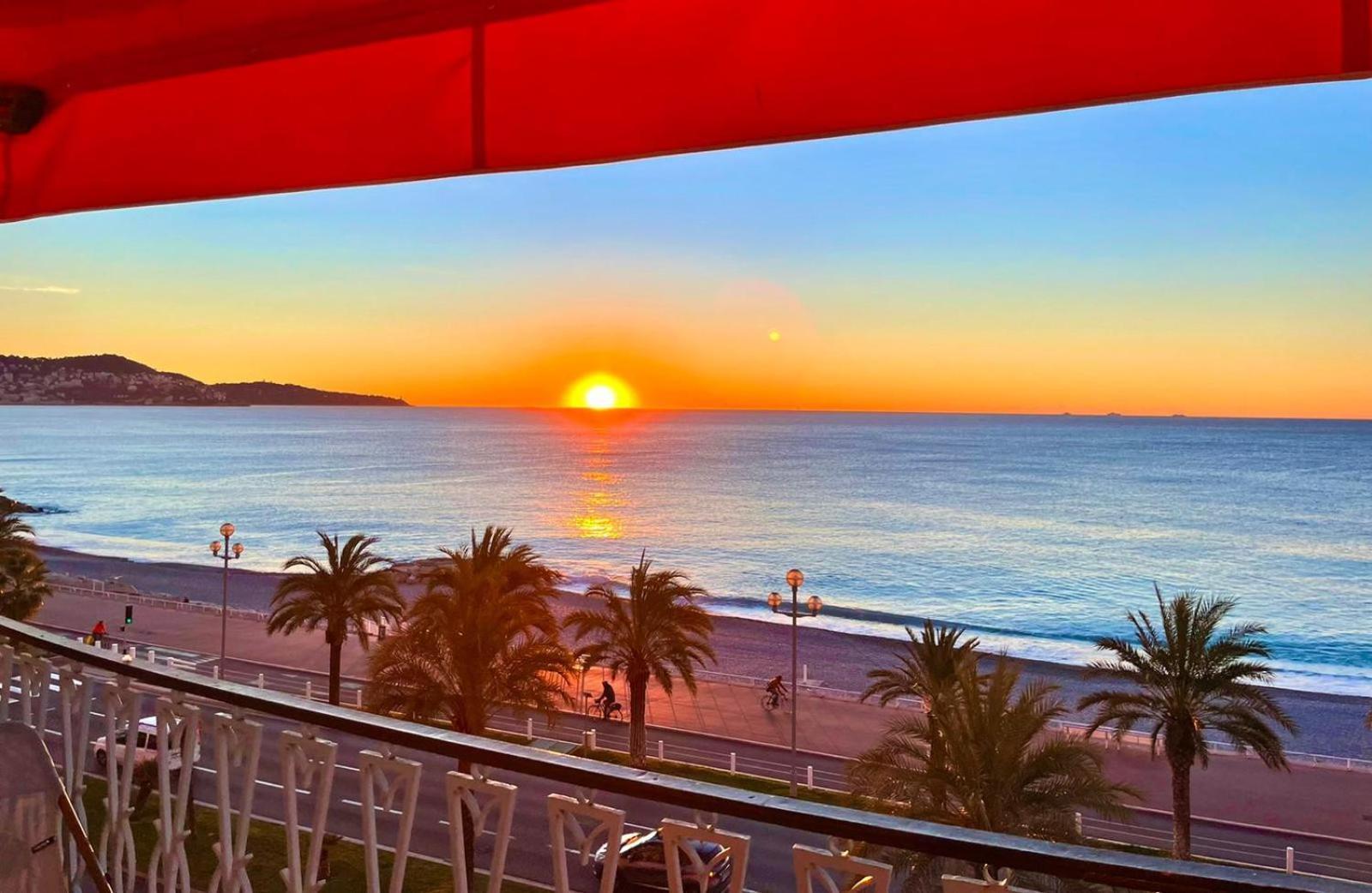 Riviera - Promenade Des Anglais - 1 Bedroom Ac Apartement - Amazing Sea View - Large Terrasse - Balcon Vague Bleue Appartement Nice