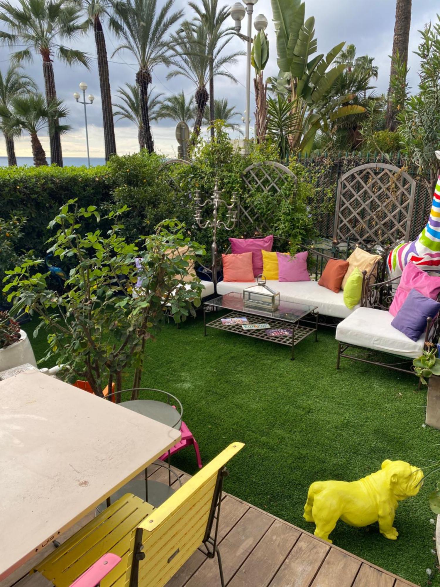 Promenade Des Center Sea And Front Design Flat With Private Garden