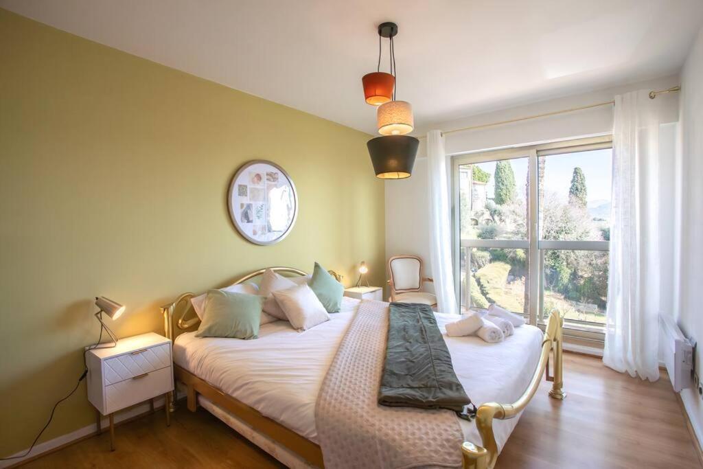 Apartment L11 Staywiz Us -claire Fontaine Sea View 2 Bdr Ac Parking Swiming Pool Nice