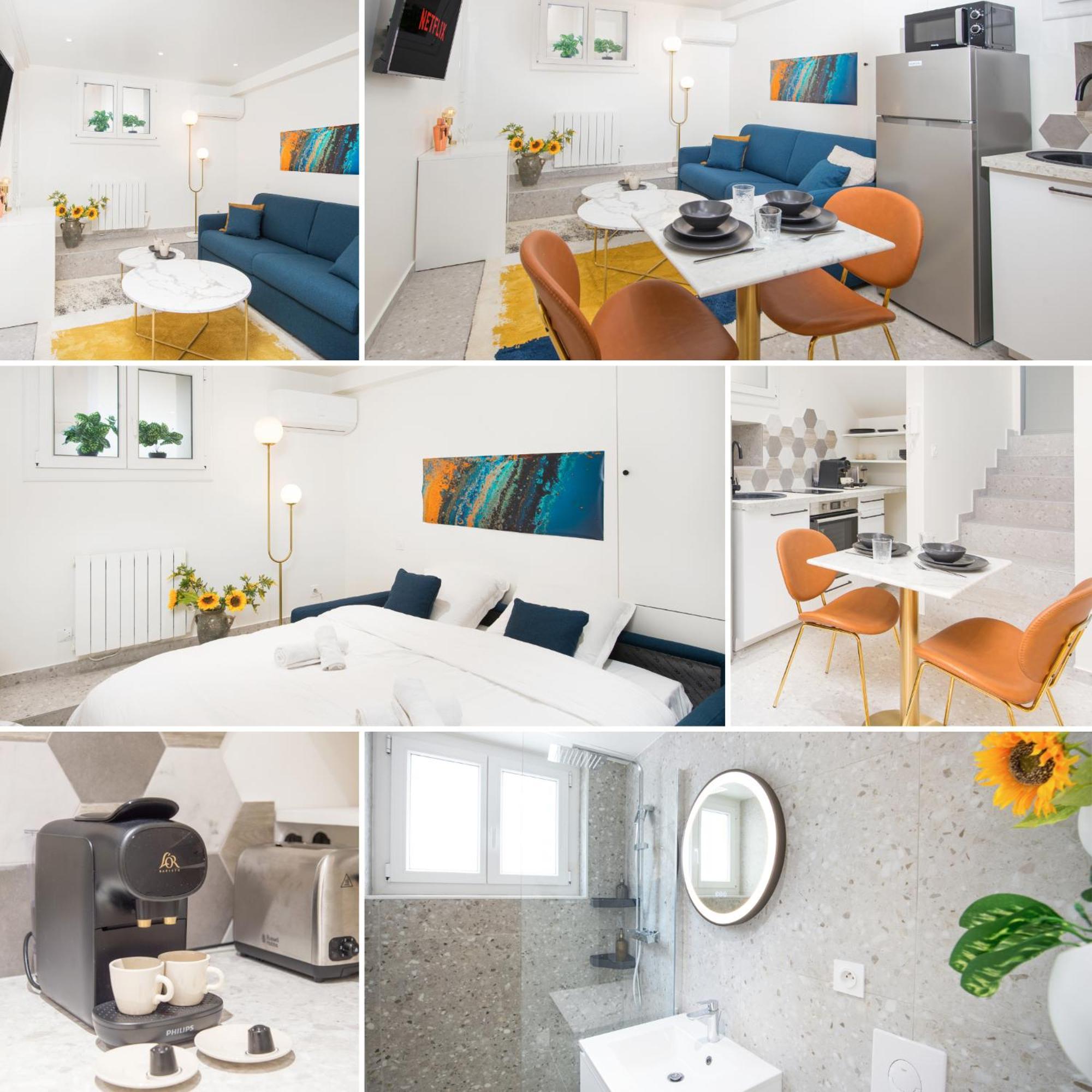 Le Valrose Cocon Urbain Au Coeur De Souplex Apartment