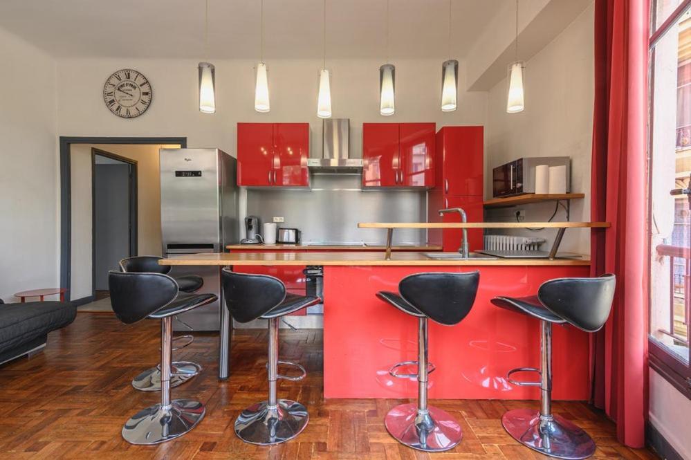 Appt 3 Chambes Au Coeur De Nice-5 Mns Plages Apartment Nice