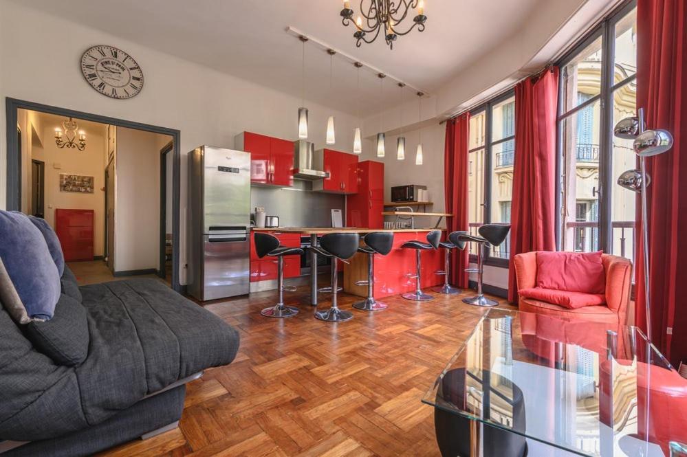 Appt 3 Chambes Au Coeur De Nice-5 Mns Plages Apartment