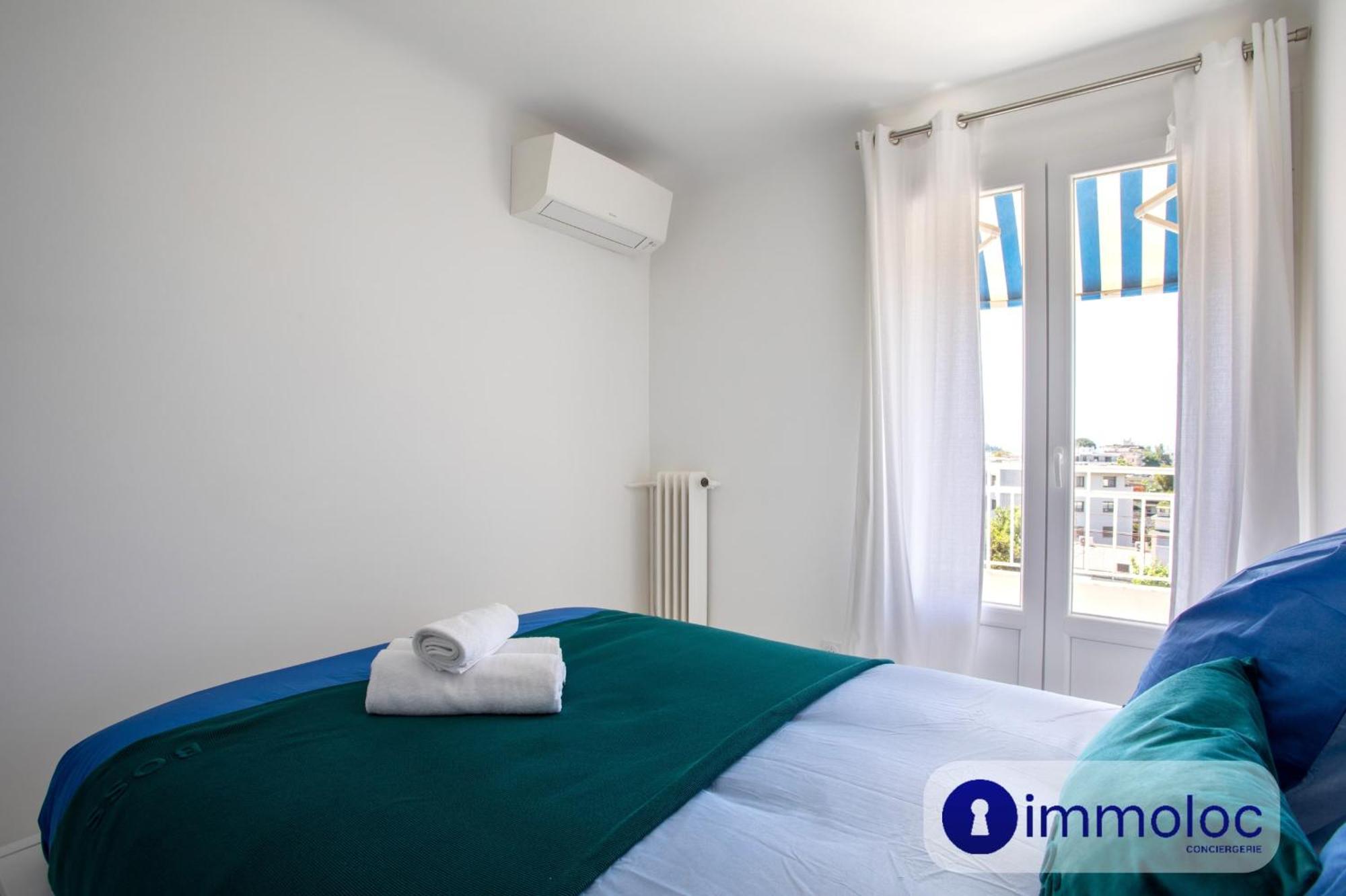 T2 Air-conditioned Sea View Cimiez District Apartment