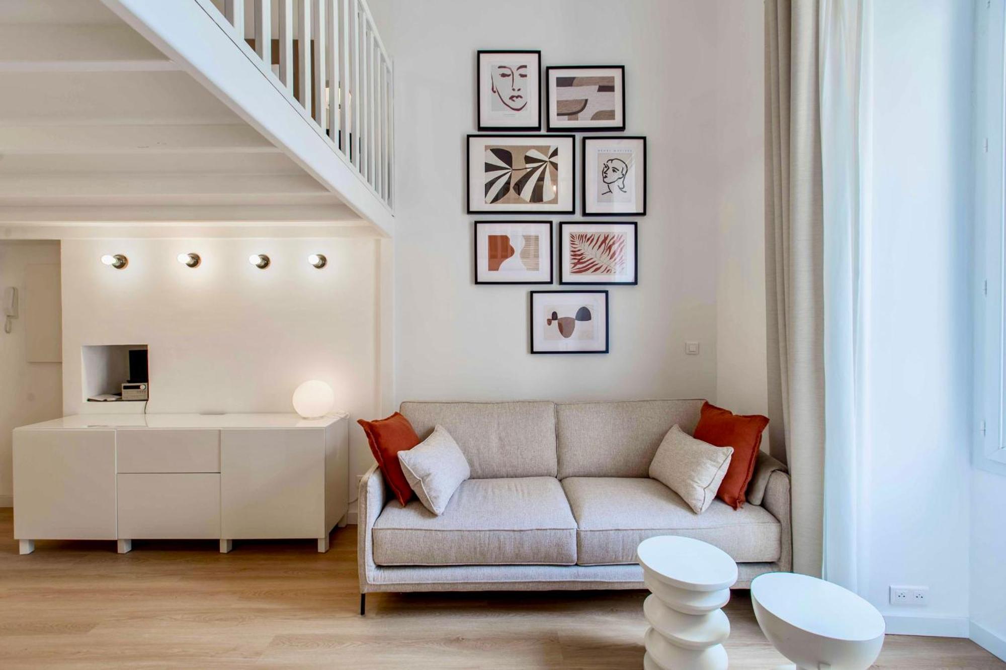 Suede Promenade Duplex At 1 Min From The Sea 2 Bathrooms Nice