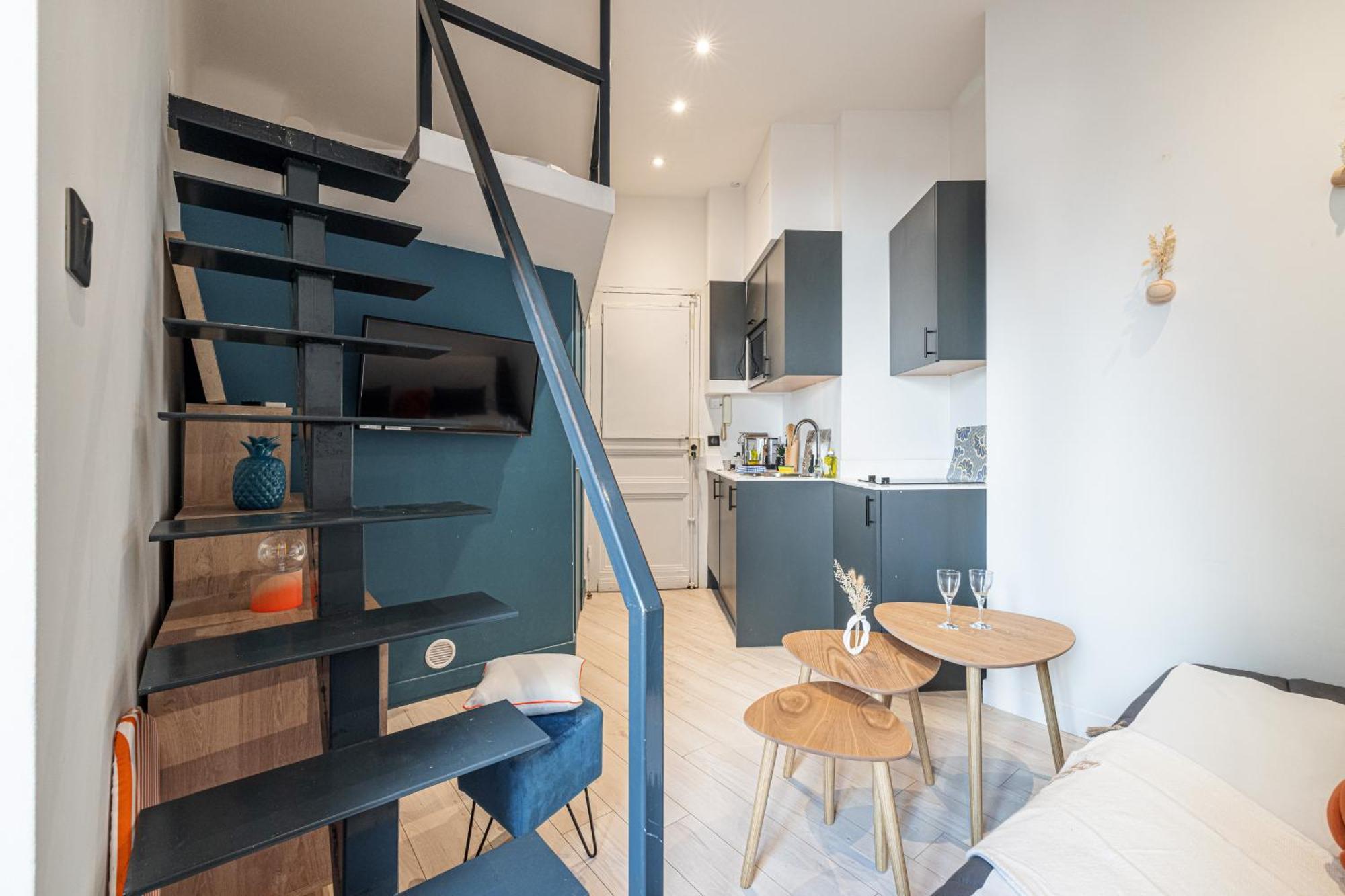 Smartbnb - Moderne Studio - Zone Pietonne - Clim