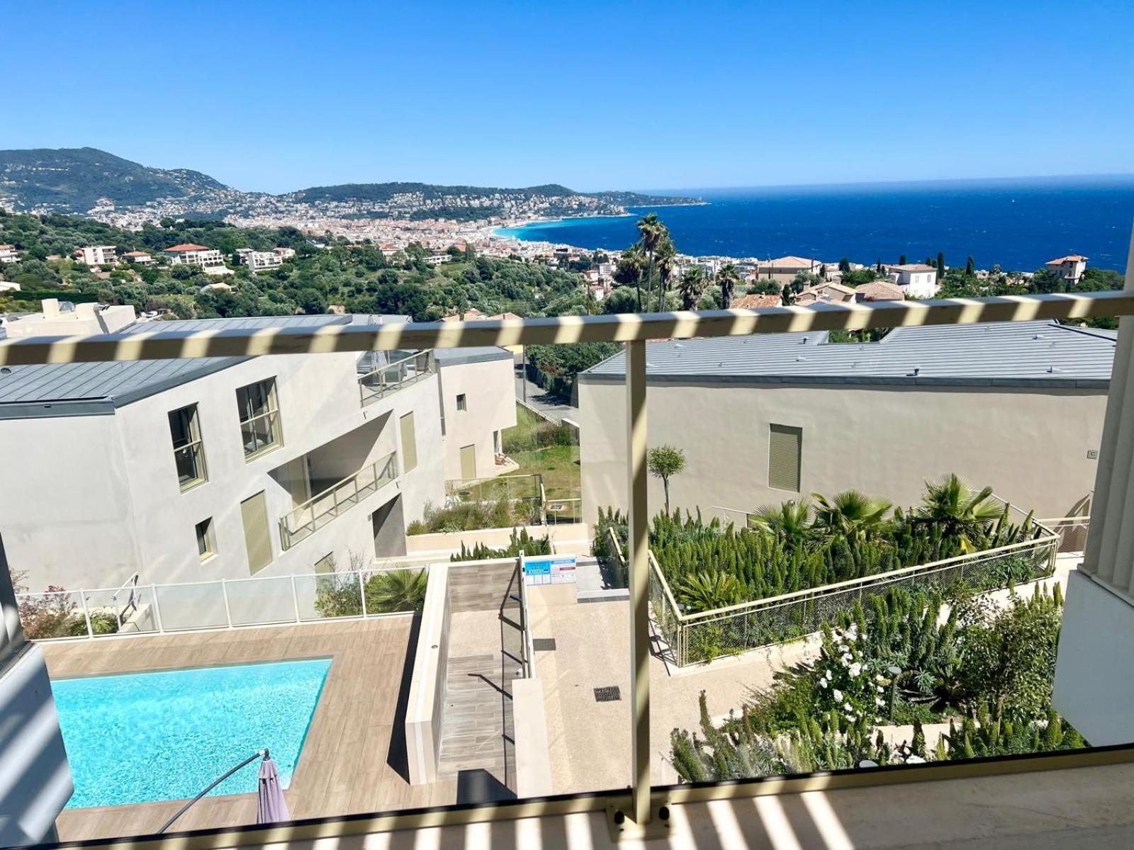 Apartment Panoramic Sea View Blue Pearl Nice