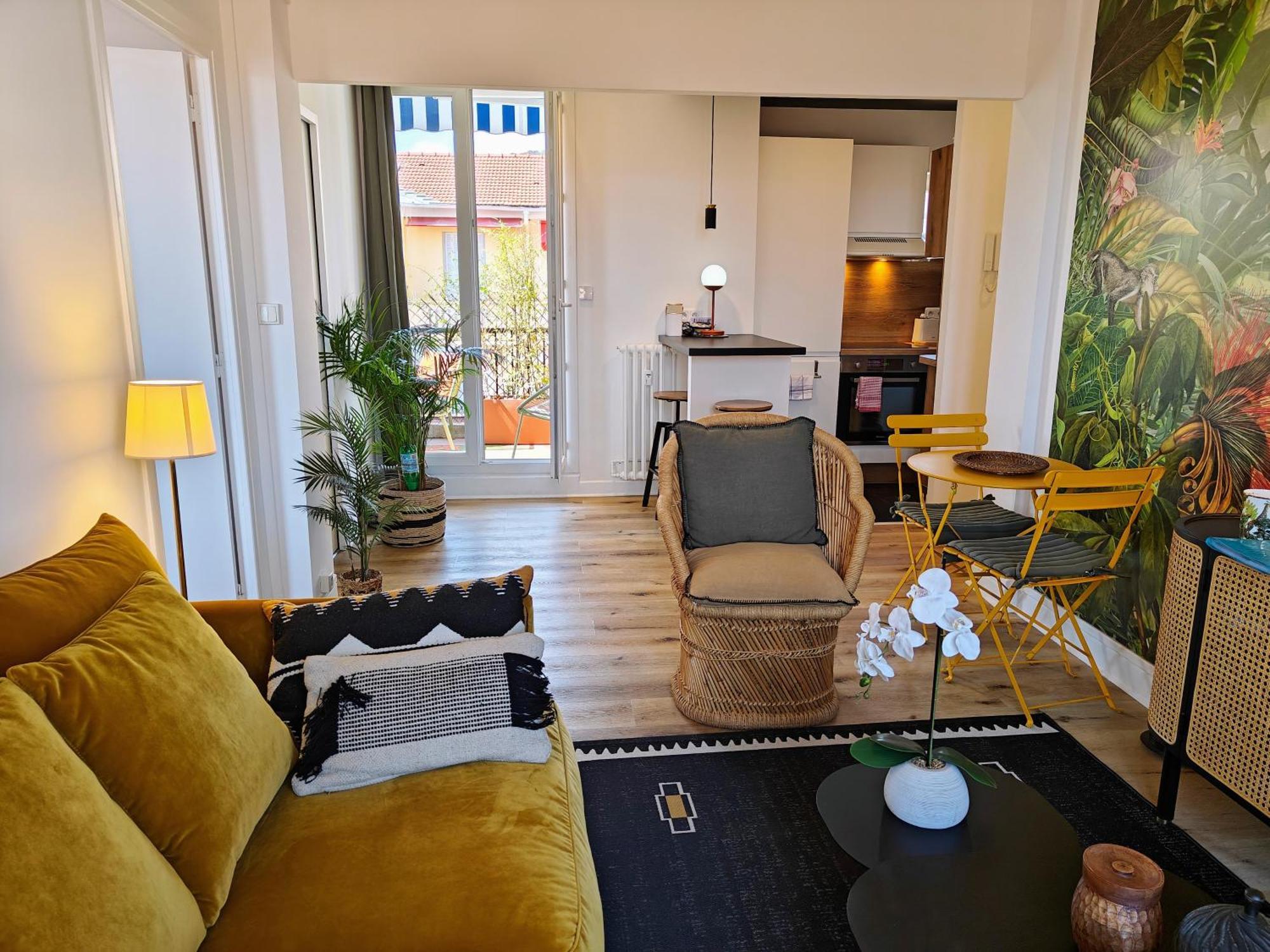Cozy Roof Terrace Near Promenade Des - Ac Apartment Nice