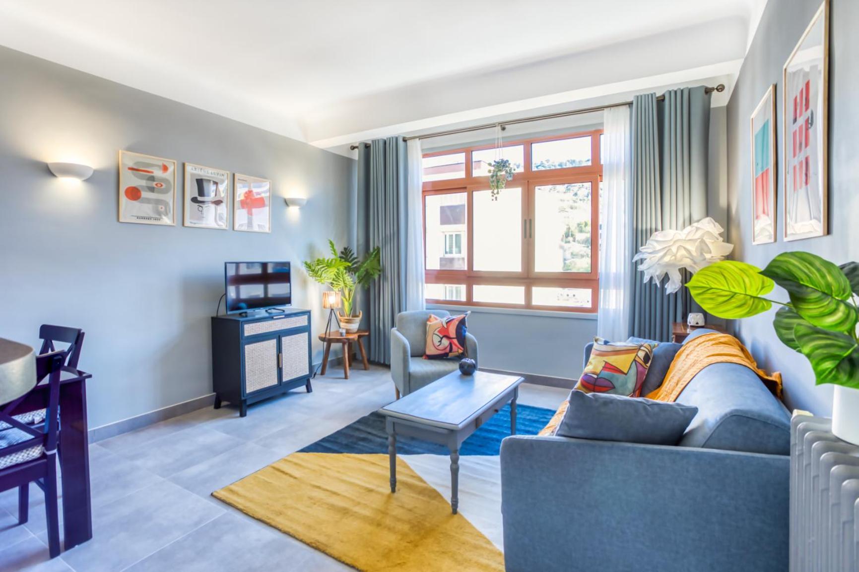 Apartment L12 Staywiz Us - Port Window 1bedroom Wifi 5mins & Nice's Cap