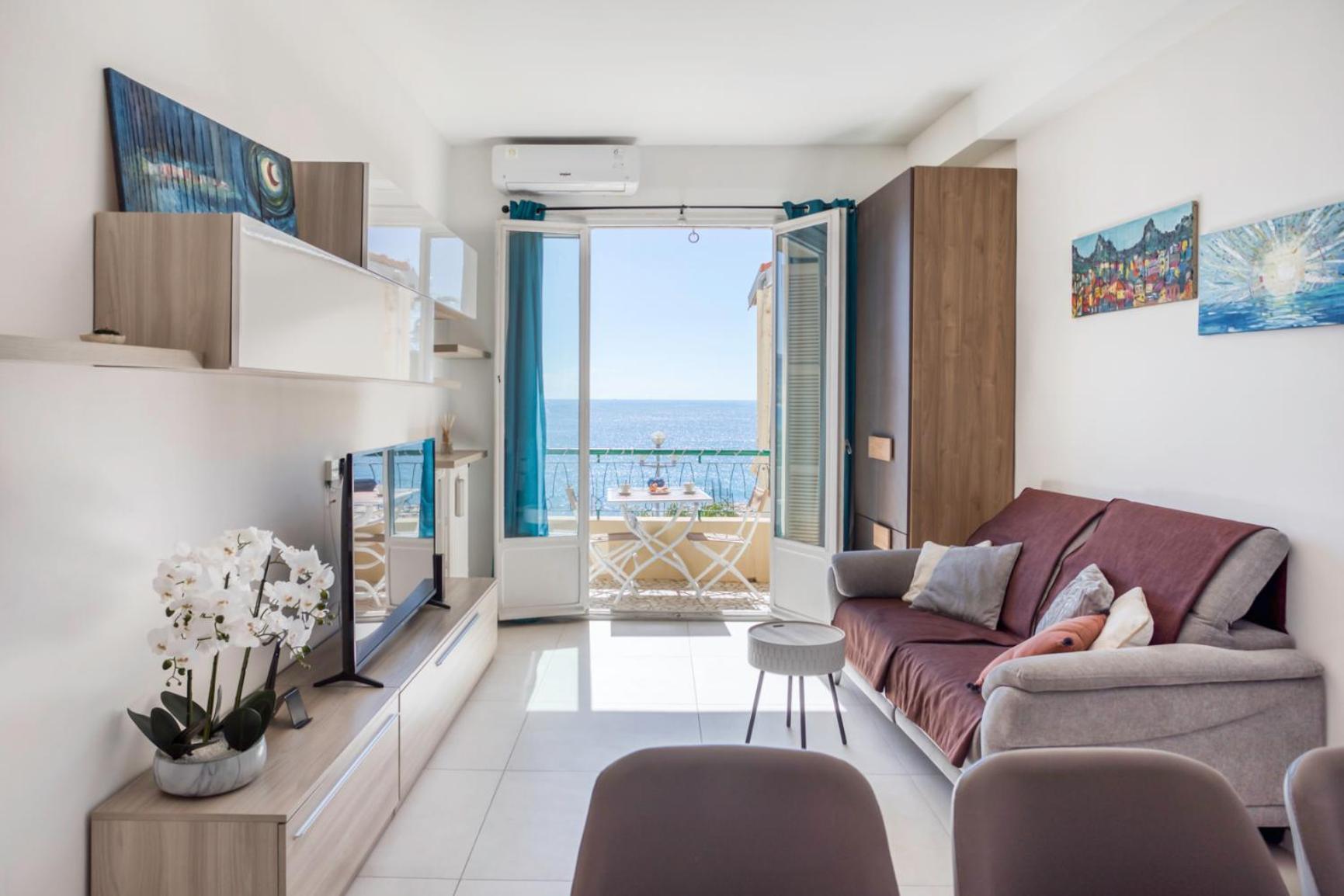 #35 Promenade Vue Proche Aeroport Balcon &ac Apartment Nice