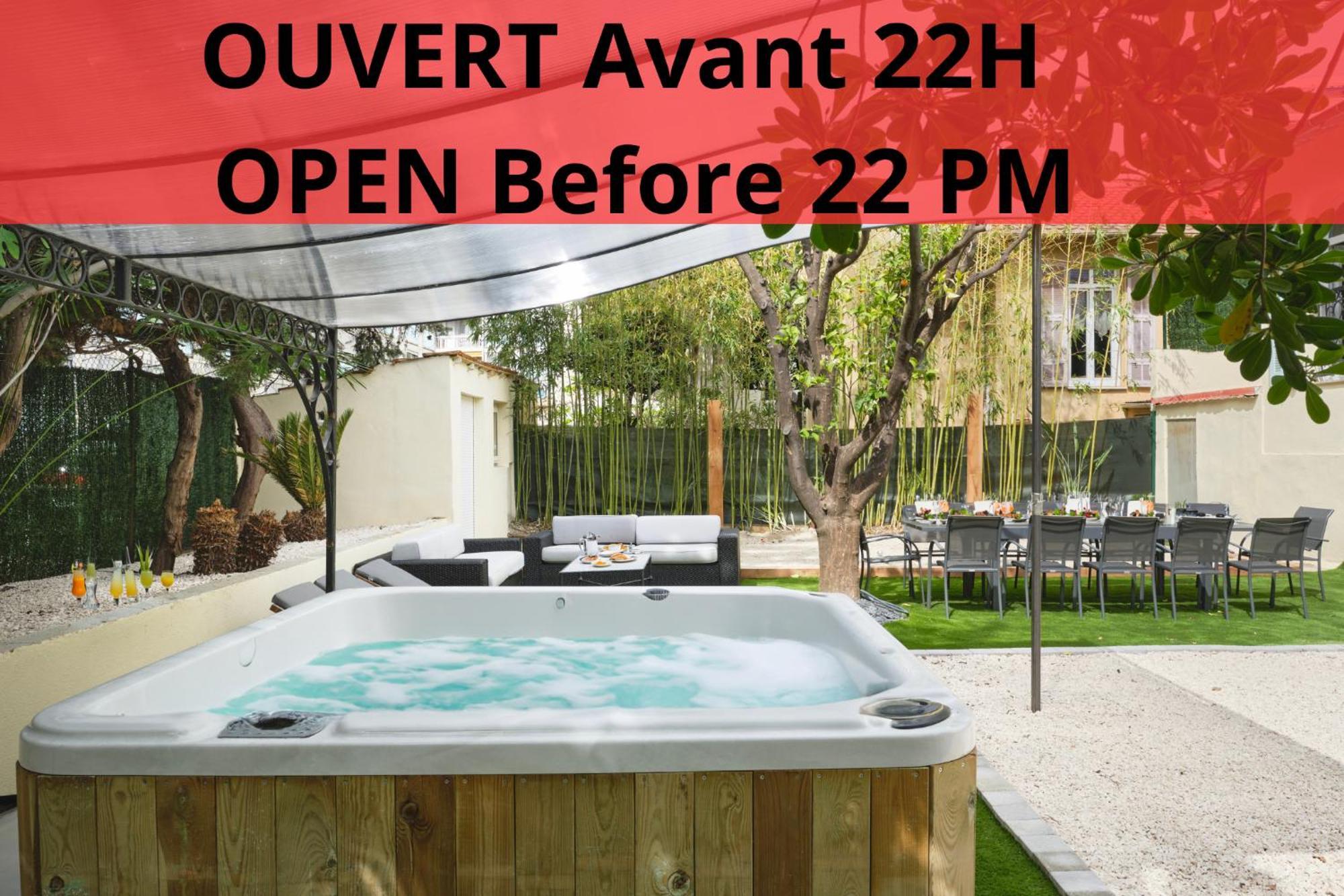 Villa Des Pergolas -6 Bdrs - 5 Bathrs -parking -jardin -jacuzzi -tramstation , 10 Min