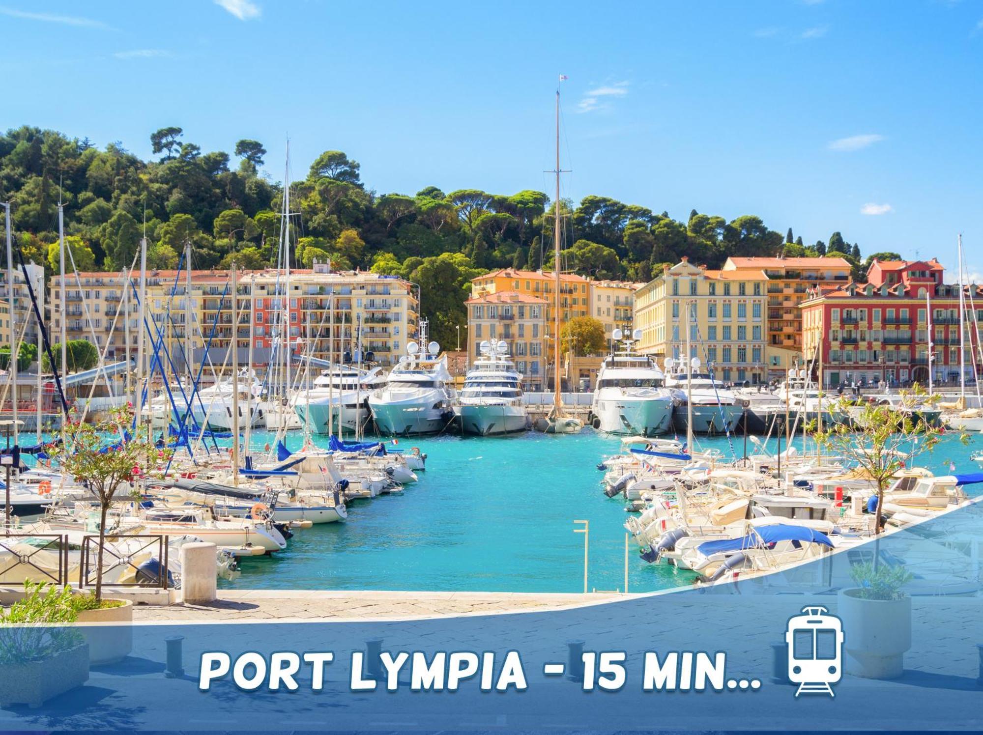 1 Min To The - Kitchen - Tramway - Air Conditioner - Wifi - Promenade Des Nice