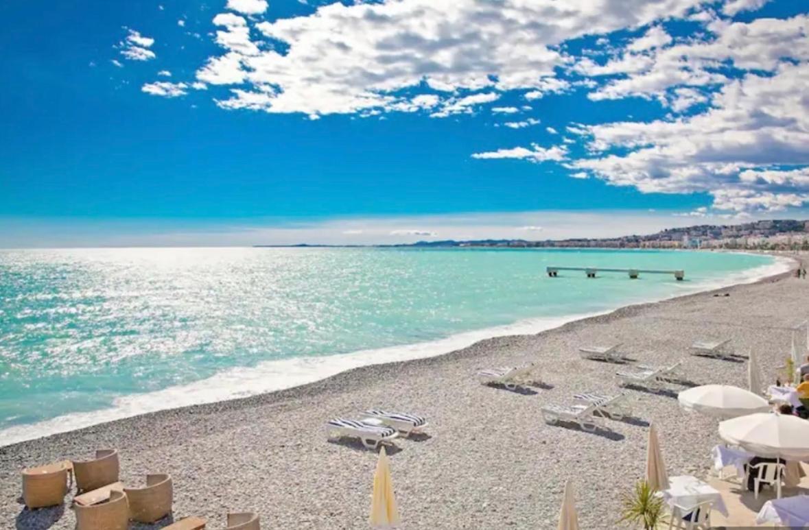 Promenade Des Center Sea And Front Design Flat With Private Garden