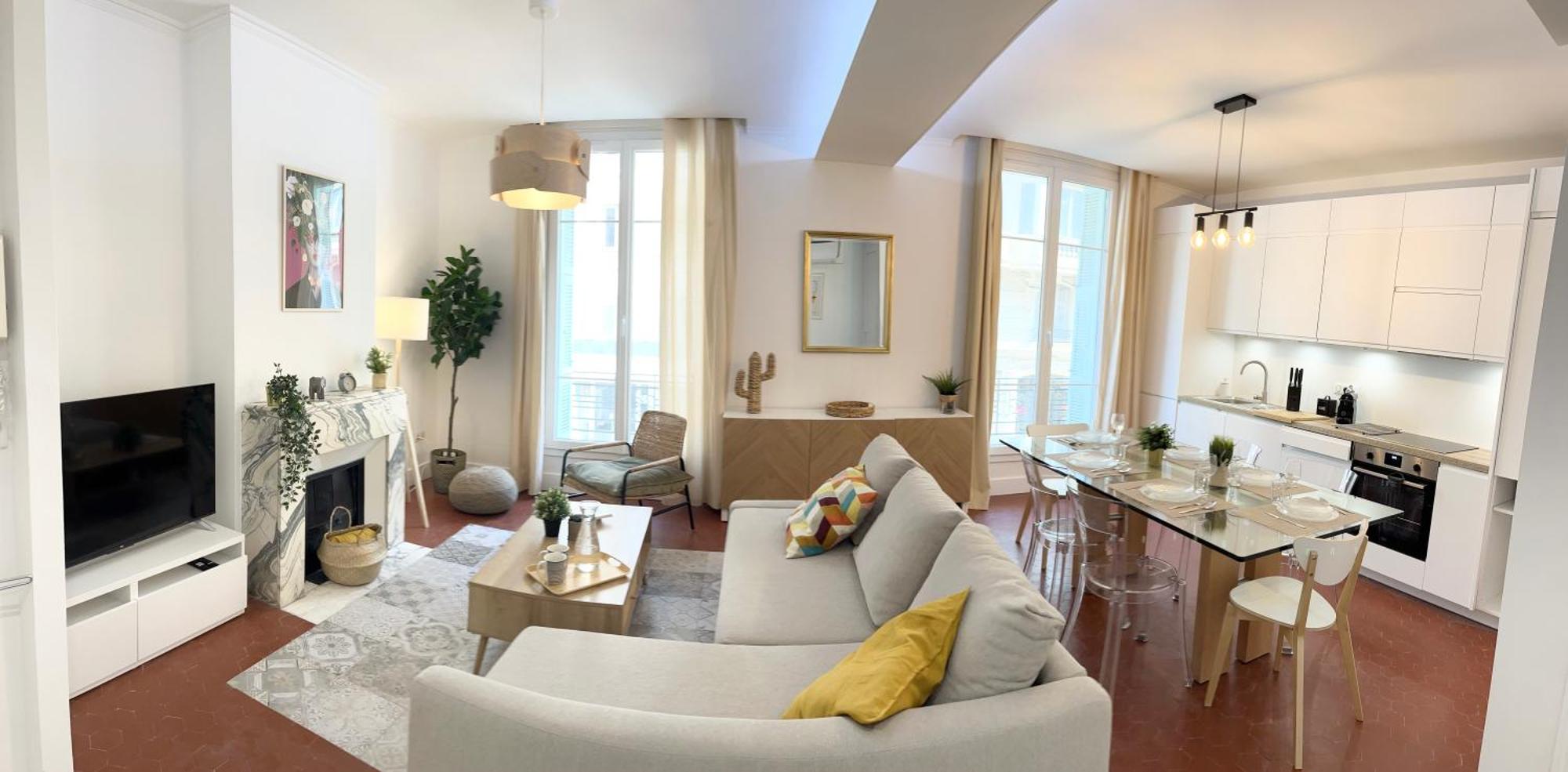 Magnifique T4 - Spacieux Standing - Ac - Wifi - Coeur De Apartamento *