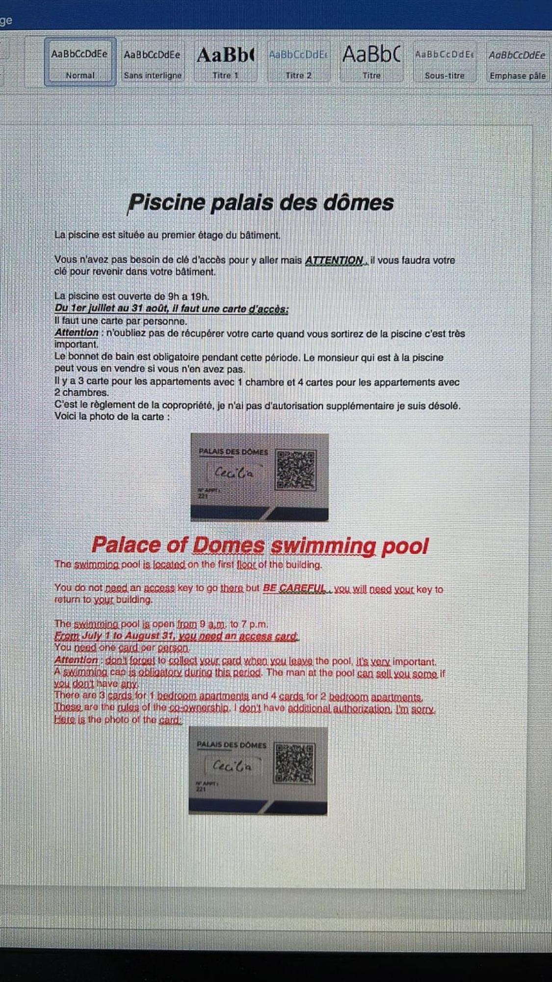 Palais Des Domes Apartment