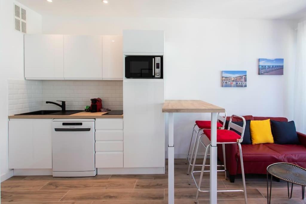 Apartment #19 Staywizus - Balcon Lenval Sea View With Ac Promenade Des *