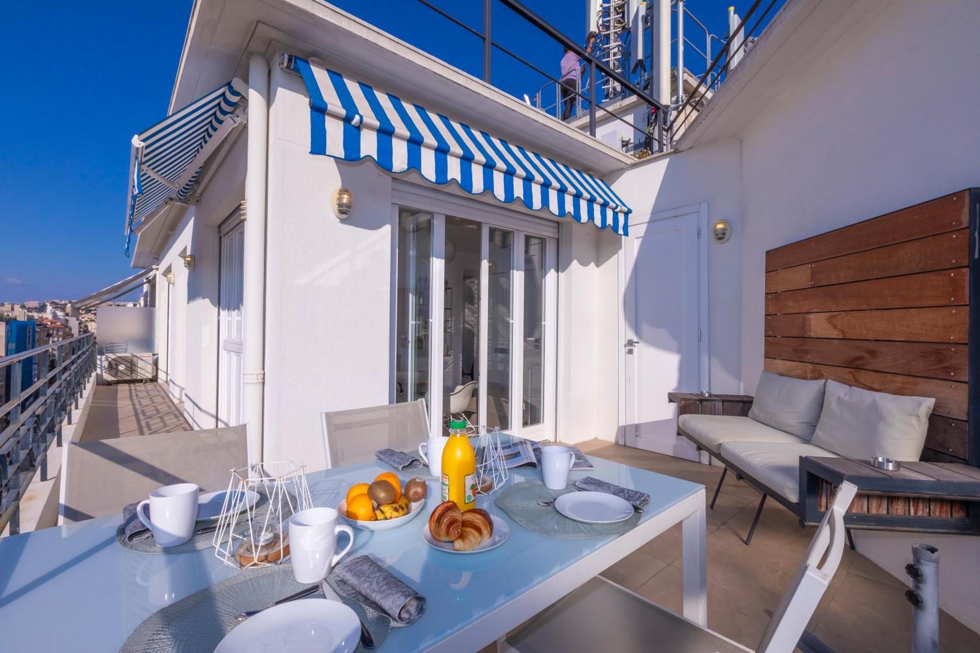 Rooftop At Palais De La Buffa - Happy Apartamento