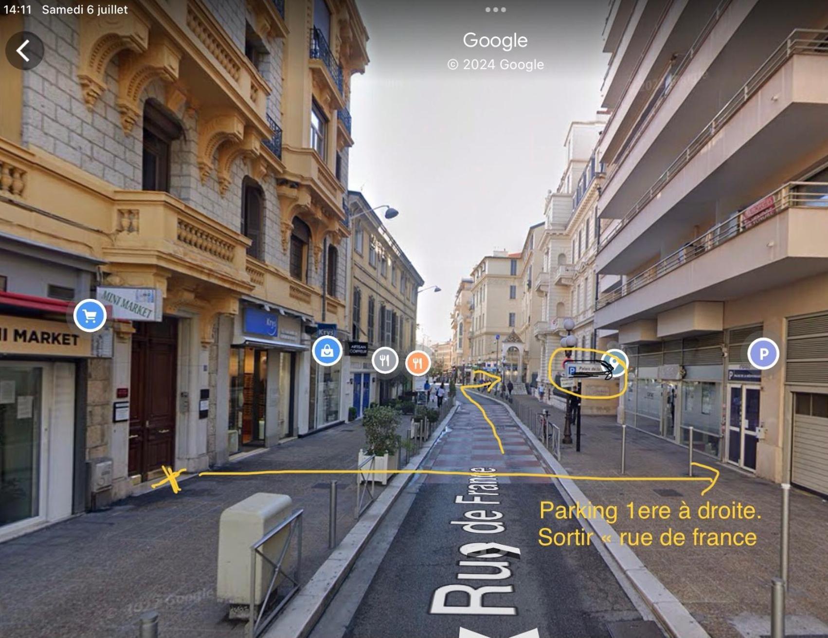 2 Adultes Quartier Vip, Et Commerce Sur Place ,et Mini 1 Enfant 6 Ans Max Apartment Nice