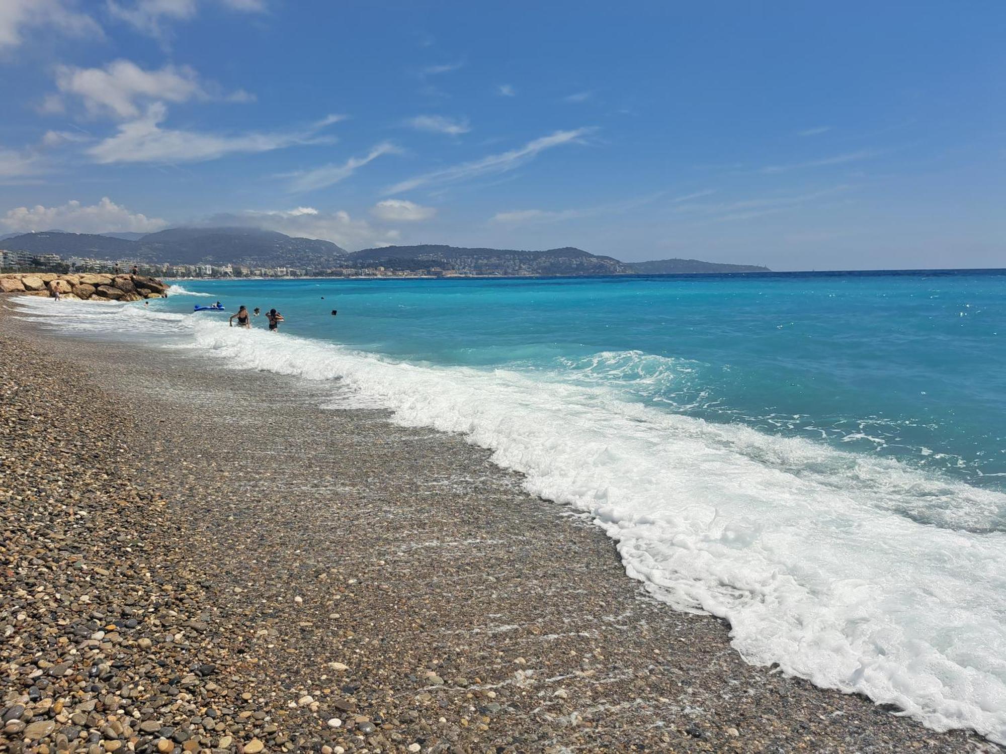 Apartment Vue Mer, Plage A 5Min A Pied, Acces Direct En Tramway Nice