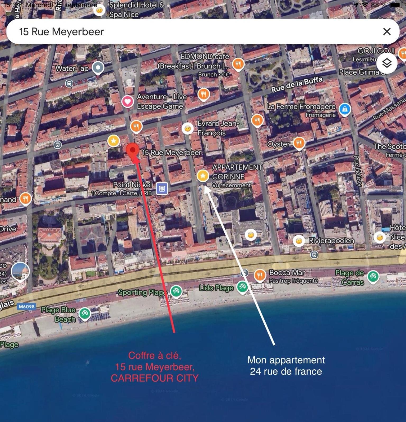 Apartment Atypique Calme, Quartier Vip, 50m Nice