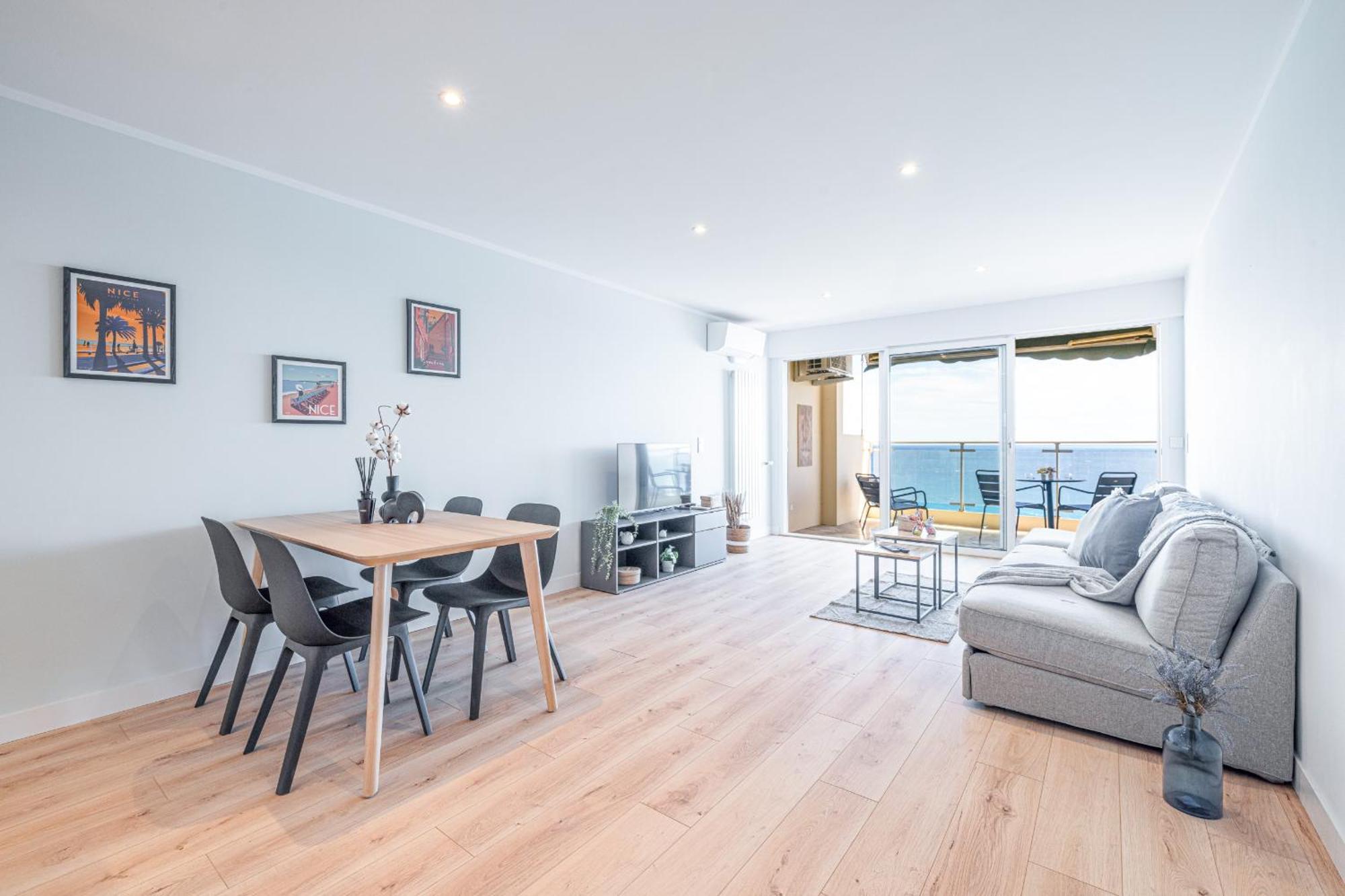 Apartment Panoramic Sea View - 1 Bdr Promenade Des Nice