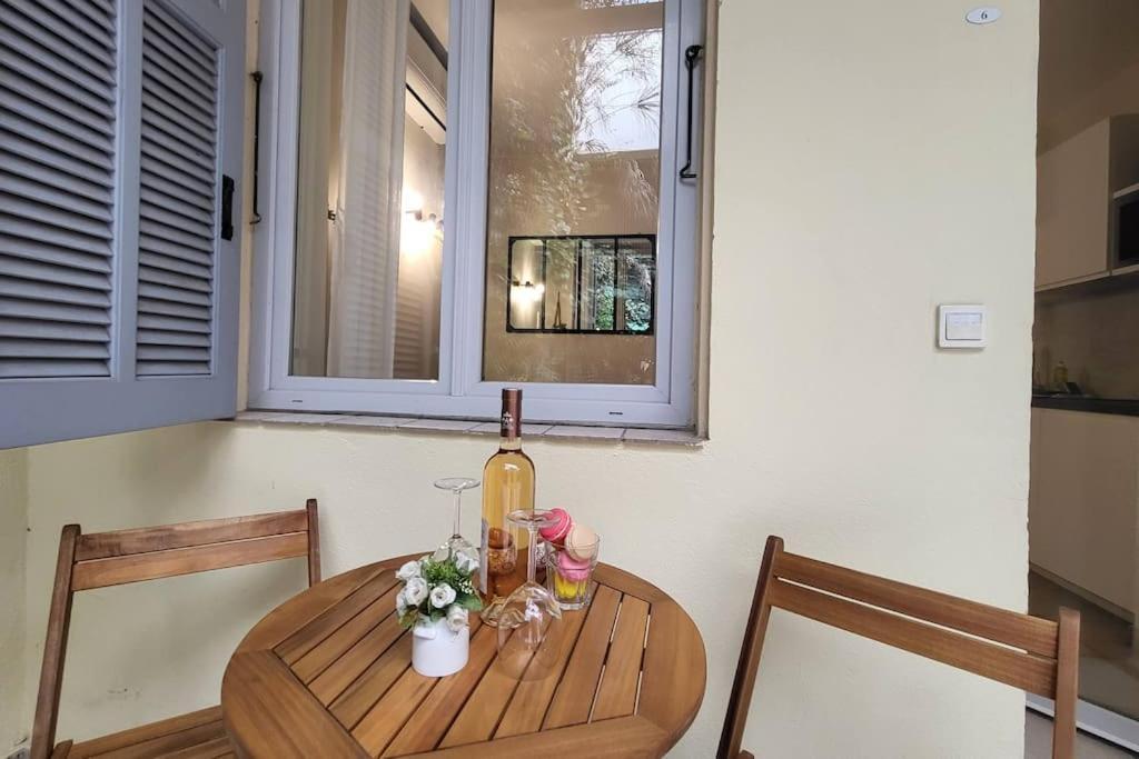 Patio D'azur- Coquet 2pers 2lits Proche Plages *