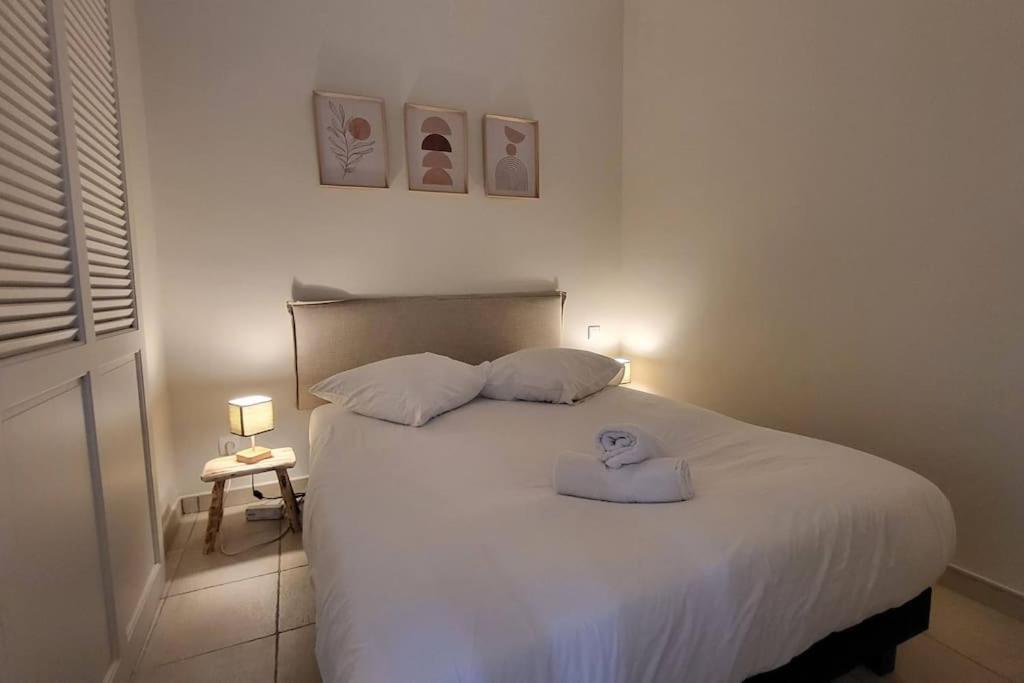 Patio D'azur- Coquet 2pers 2lits Proche Plages Apartment *