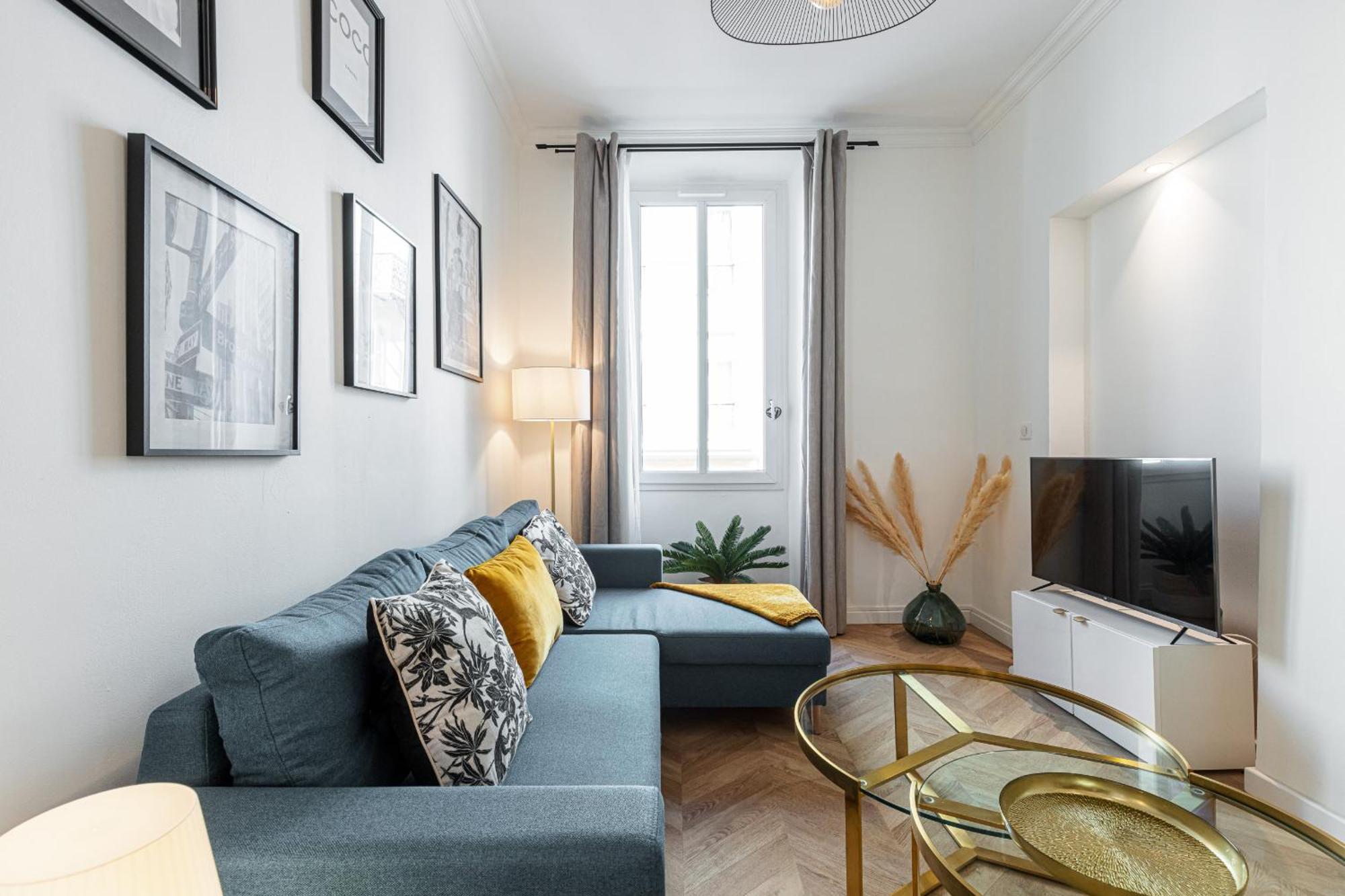 37 Massena Lot 2 - Superbe 3 Pieces - Zone Pietonne - A-c Apartment Nice