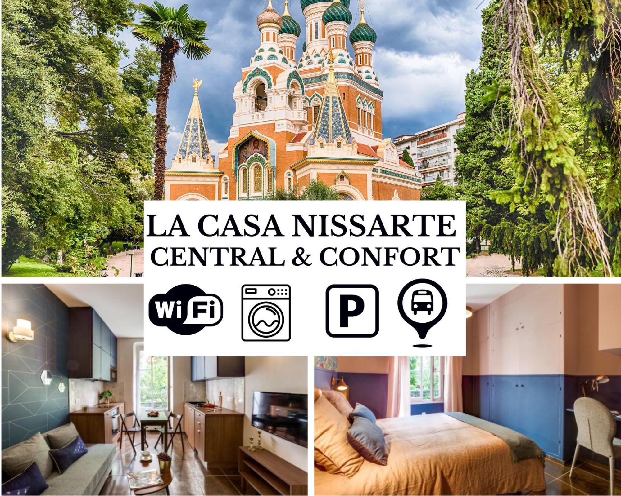 La Casa Nissarte - Centre Pres Gare - Wifi -parking , Confort Et Cosy Apartment