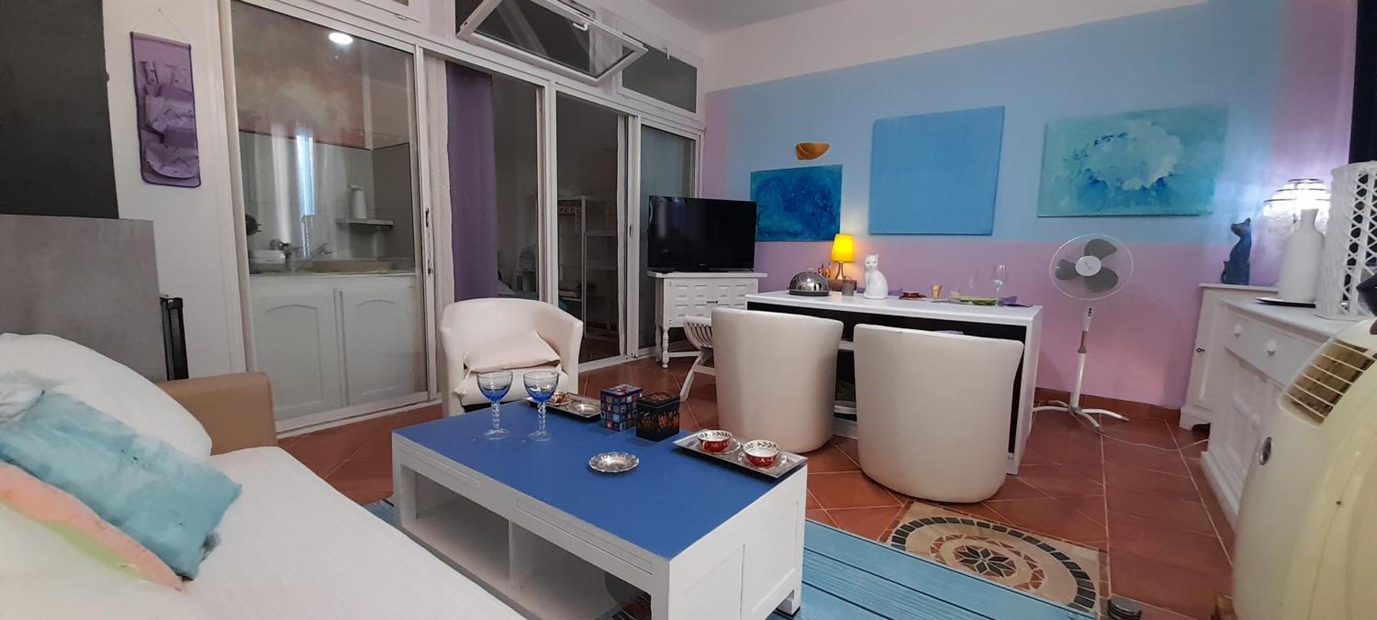 Beau 2 Pieces Atypique-original 200 M Mer, Promenade Des Anglais, Negresco Apartment