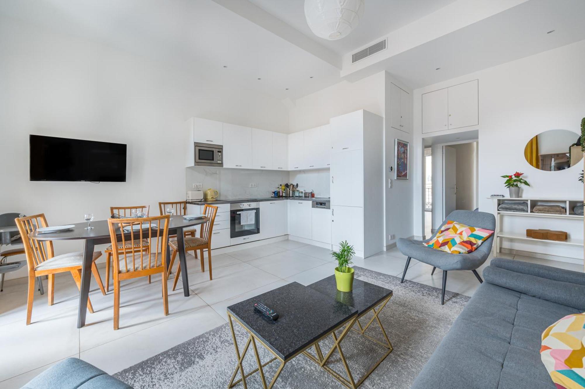 Et Soleil - Carre D'or - 4 Pieces - Centre - Plages A 300 M Nice