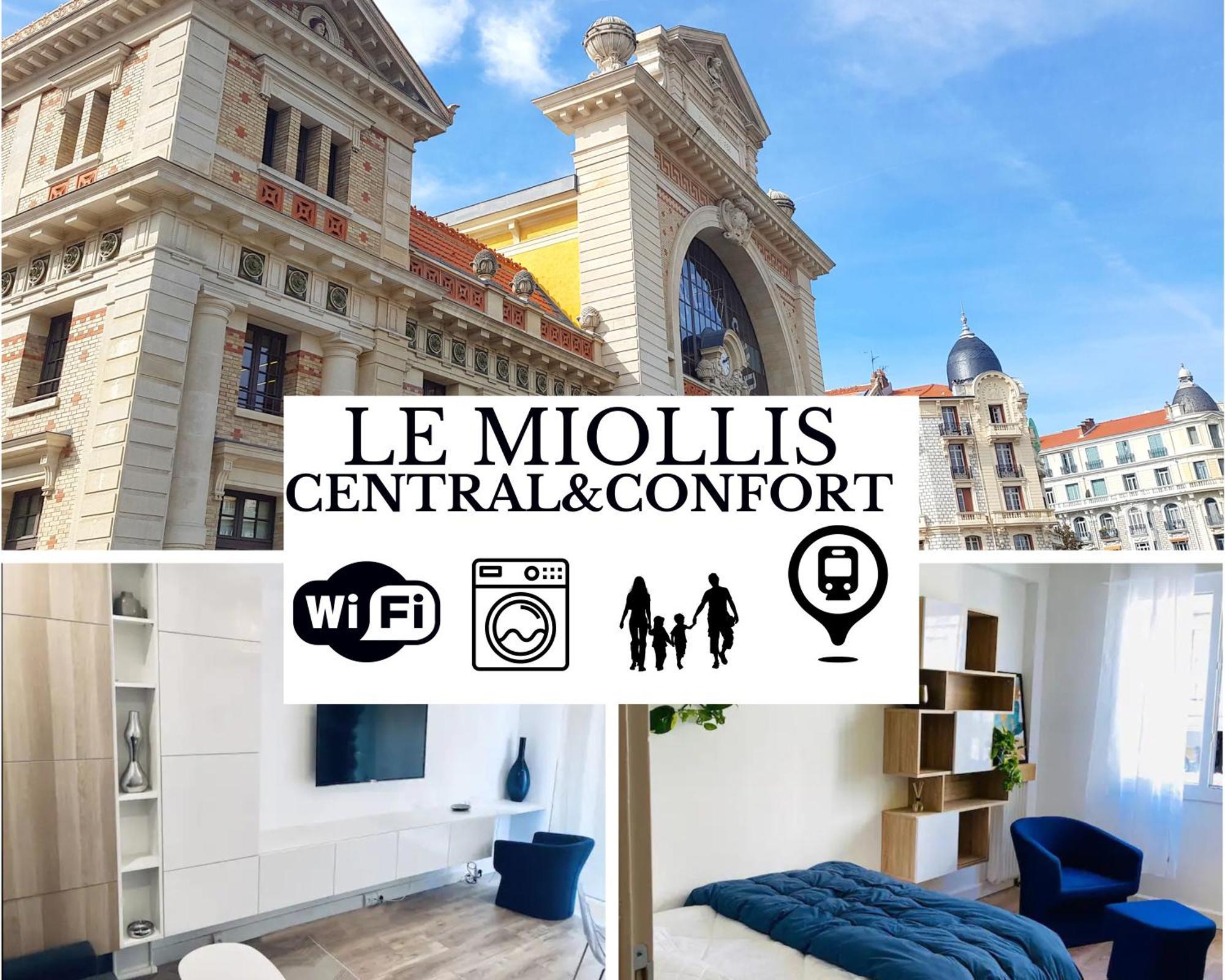 Le Miollis - Et Confort - Wifi- Pres Tansports En Commun Et Commerces Apartment Nice