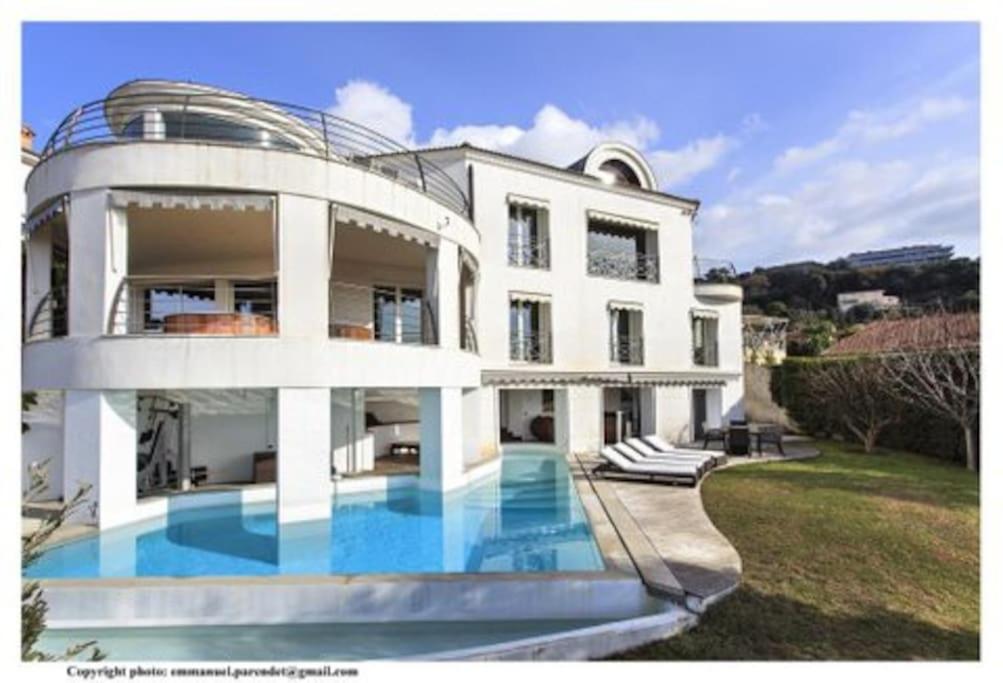 Mont Boron - - Splendide D'architecte Vue Panoramique Villa Nice