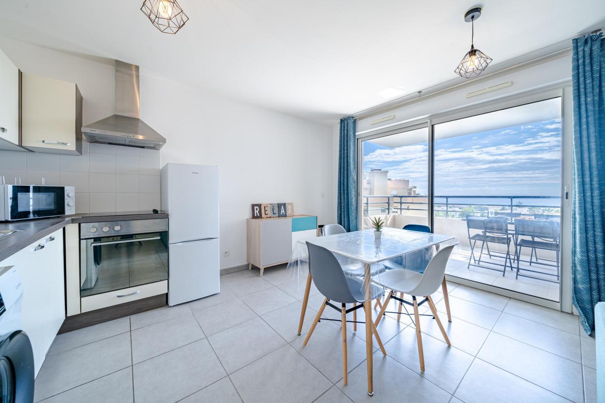 Magnifique 4 Pers,clim,parking * Nice