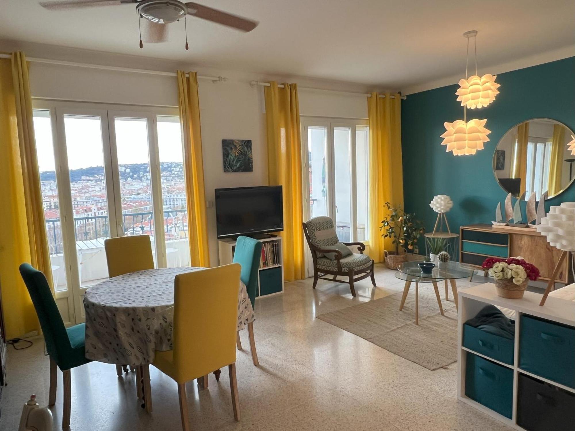 Terrace And View On Nice