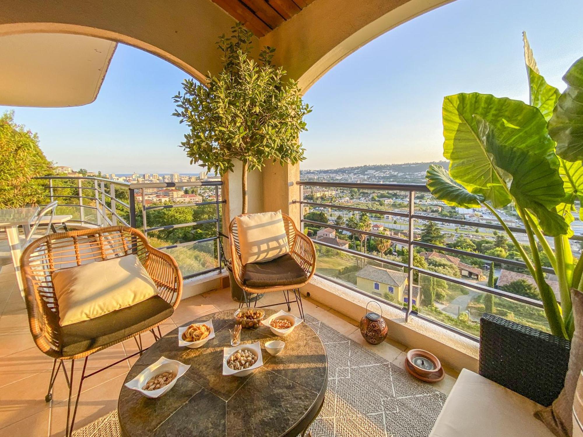 Evasion Vue - Wifi, Piscine, Parking, 4pers Nice