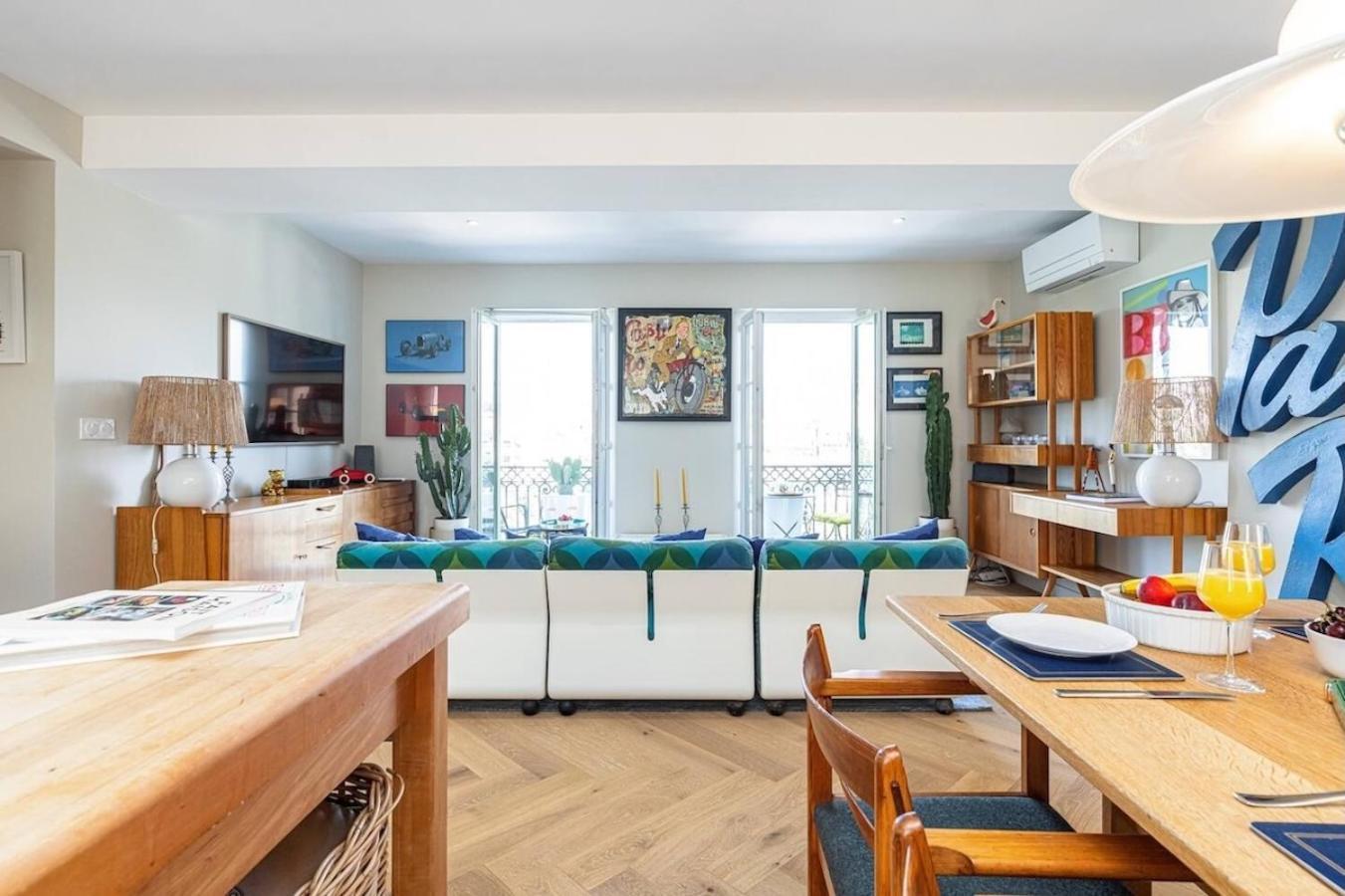 2 Chambres, Balcons, Vue Imprenable, Climatisation - Palace Bleu Apartment Nice