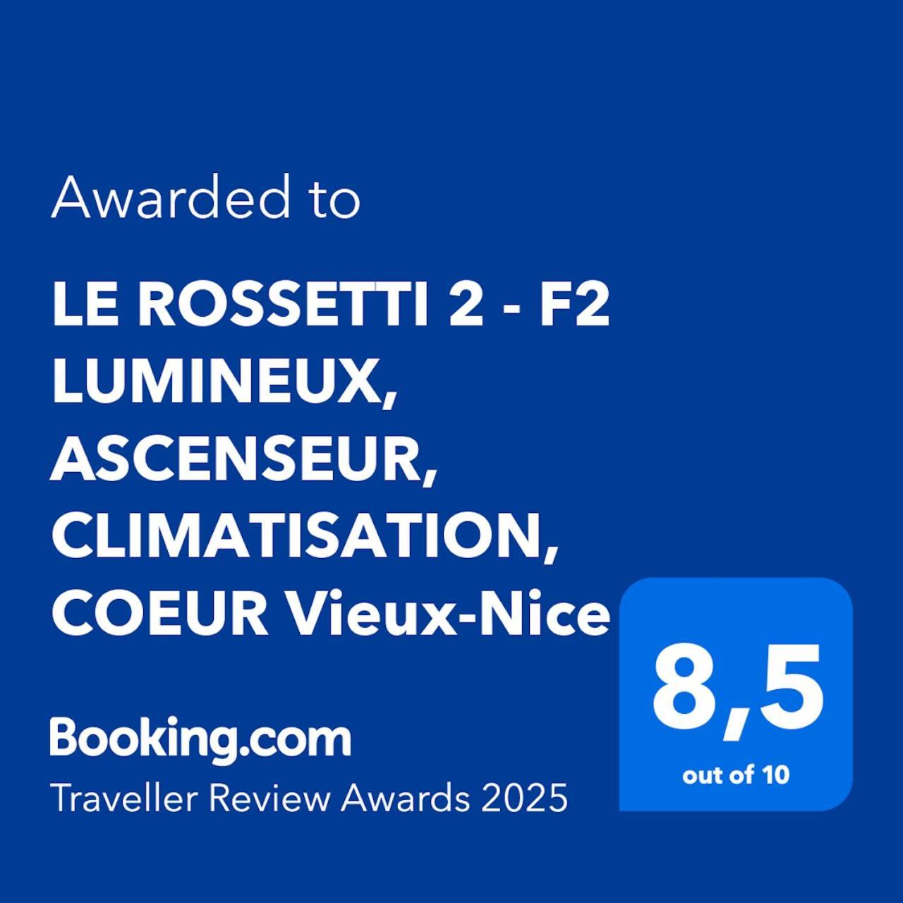 Le Rossetti 2 - F2 Lumineux, Ascenseur, Climatisation, Coeur Vieux-nice Apartment *