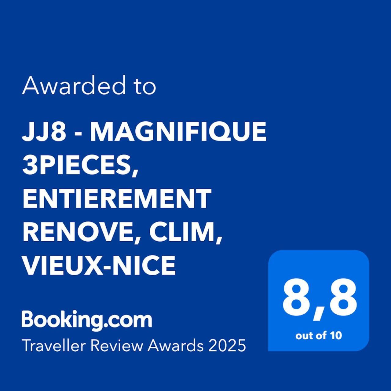Jj8 - Magnifique 3pieces, Entierement Renove, Clim, Vieux-nice Appartement Nice