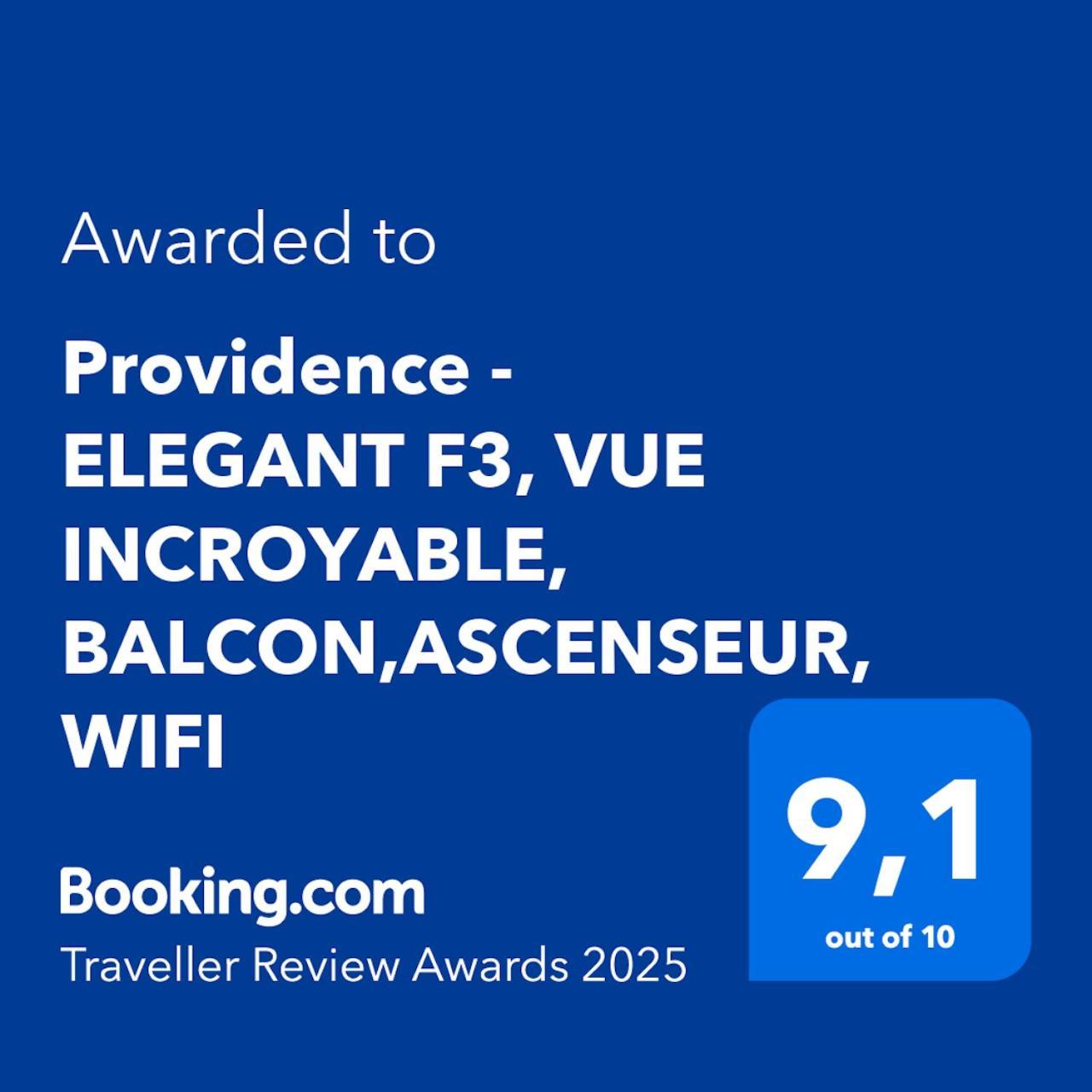 Providence - Elegant F3, Vue Incroyable, Balcon,ascenseur, Wifi Appartement