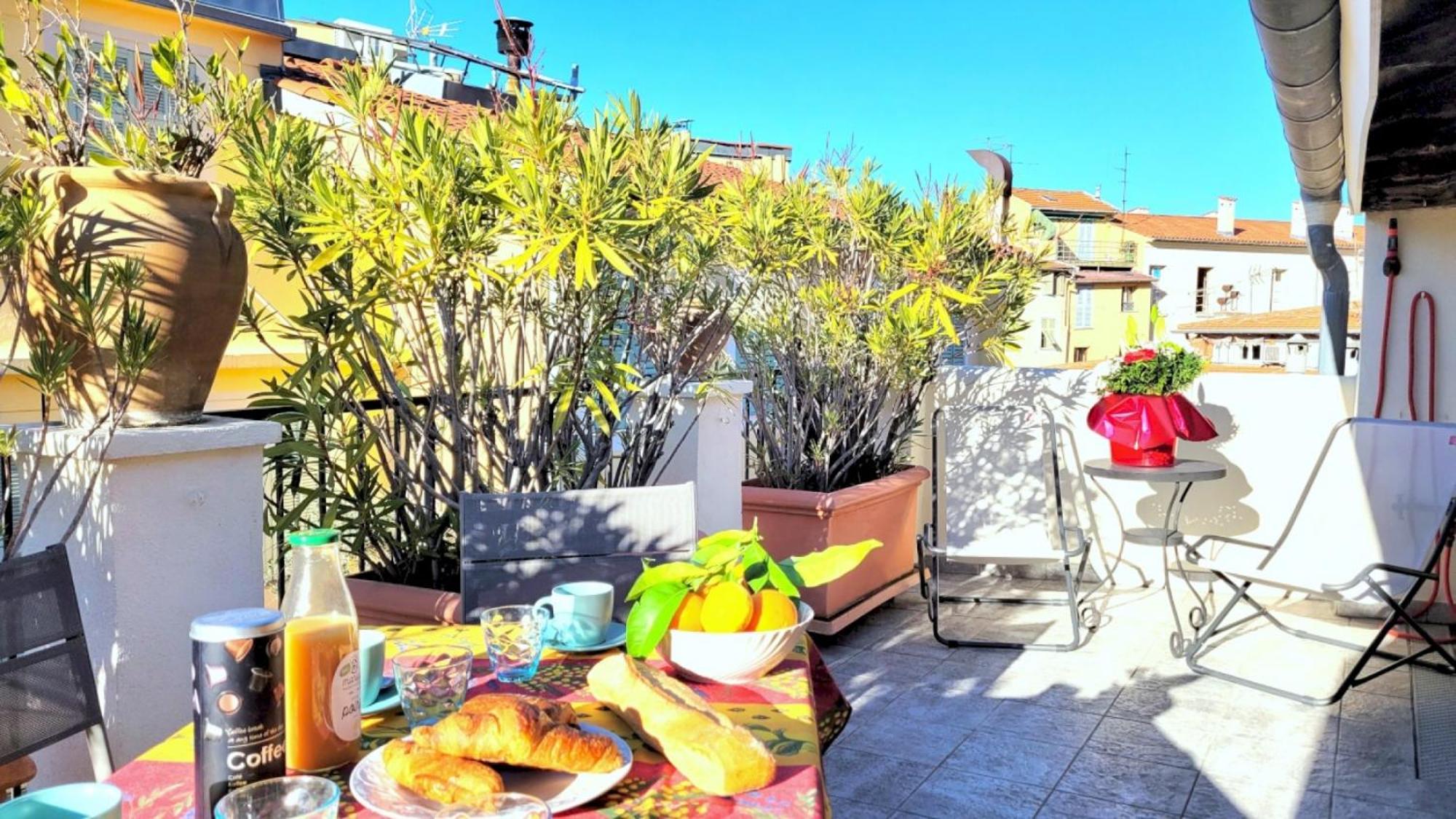 Ze Perfect Place - De Charme Nicois - 2 Chb & 2 Sdb - Ac - Terrasse - Vieux Apartment Nice