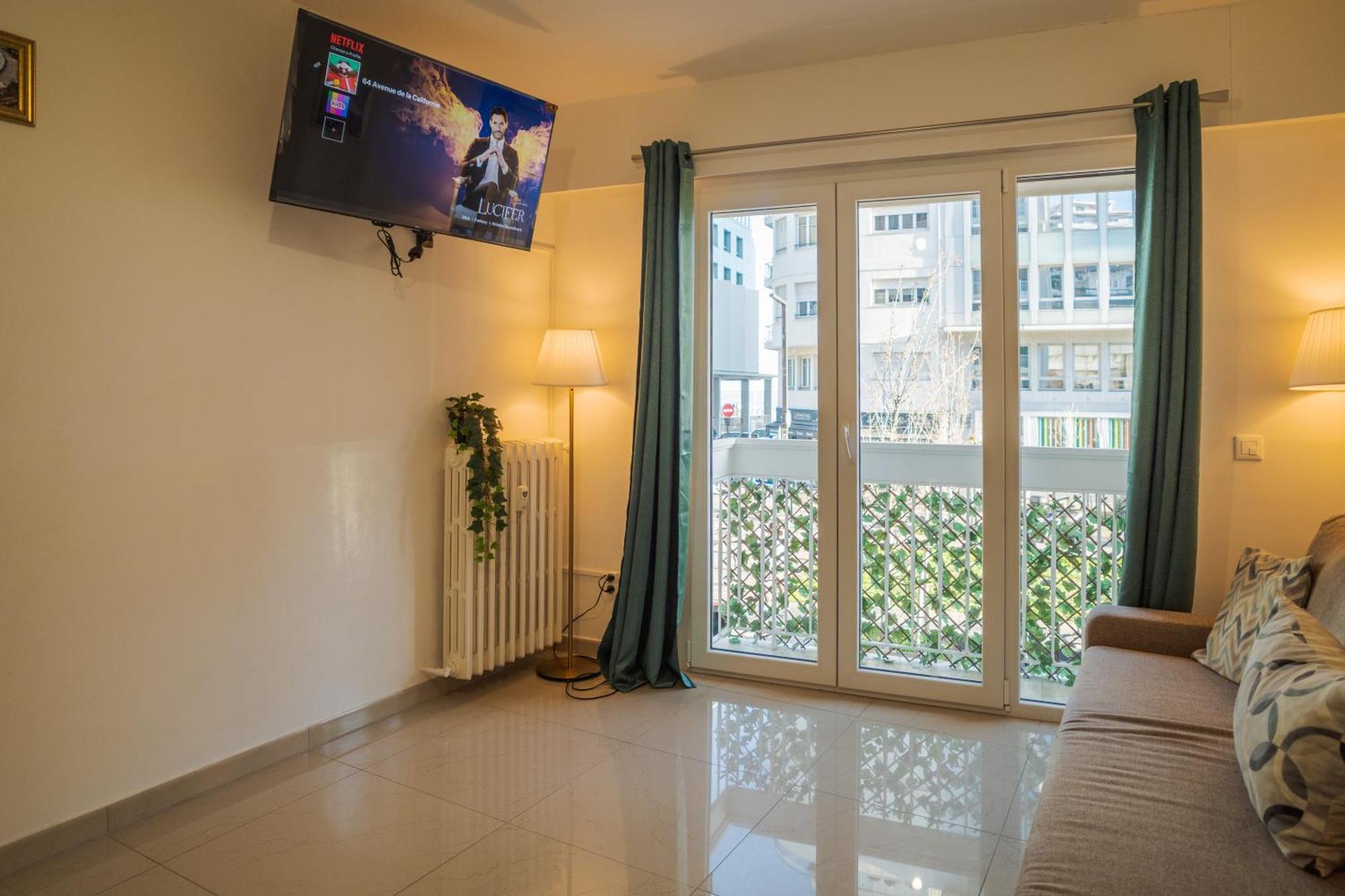 Californie 8pers Parking Ac Wifi Apartment Nice