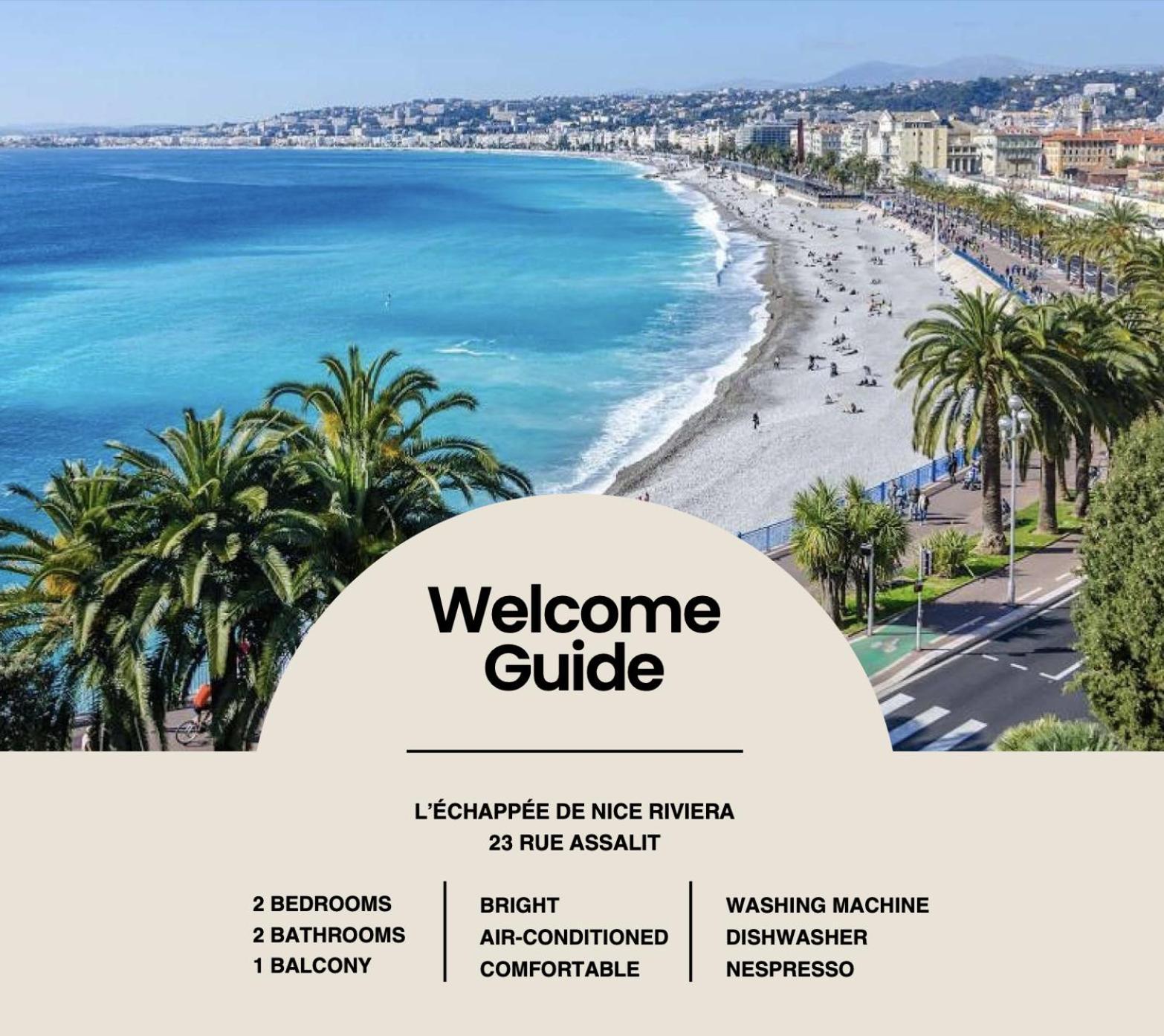 L'echappee De Riviera I Centre-ville I Climatise I Proche Gare Et I Ideal Couple Et Famille *