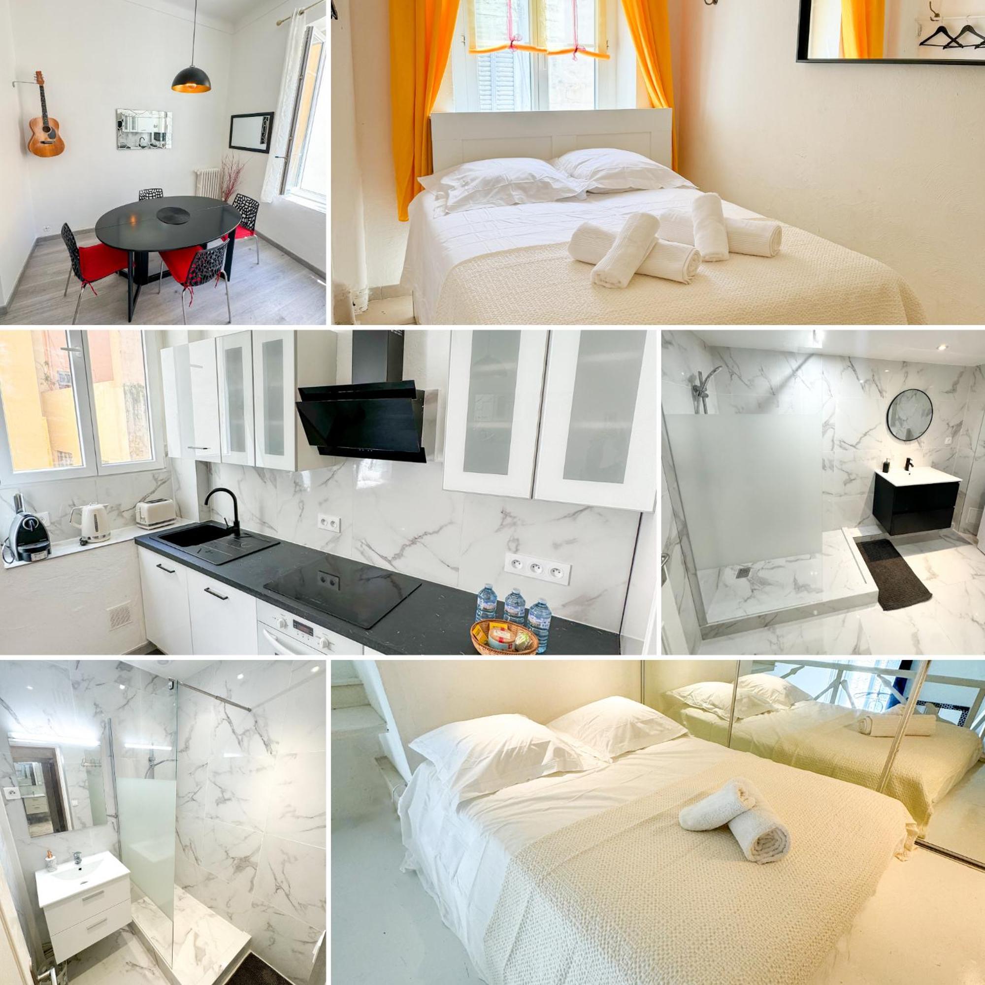 Apartment L'echappee De Riviera I Centre-ville I Climatise I Proche Gare Et I Ideal Couple Et Famille Nice