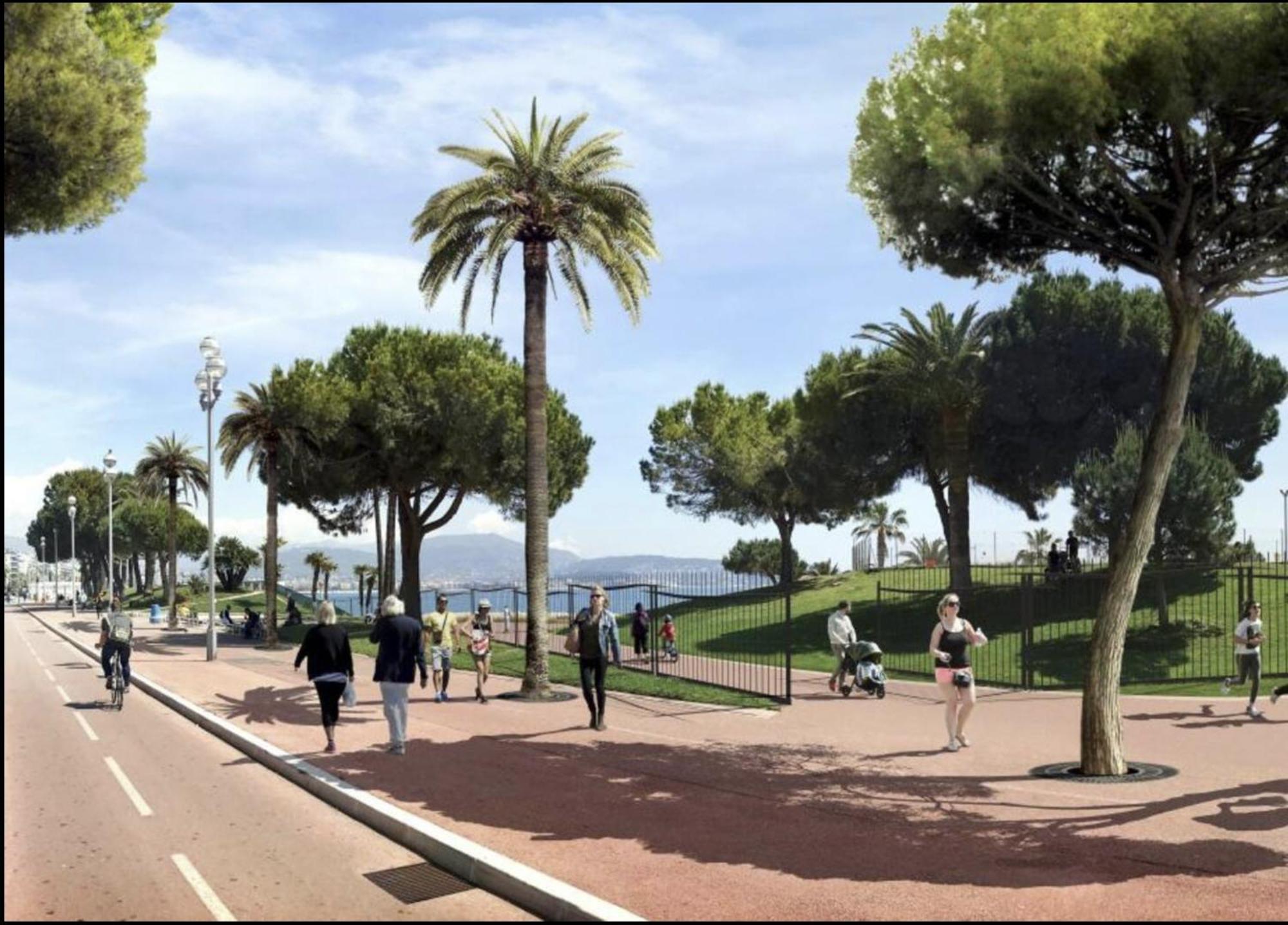 Colors A Cote De La Plage, De La Promenade Des Et De La Gare * Nice