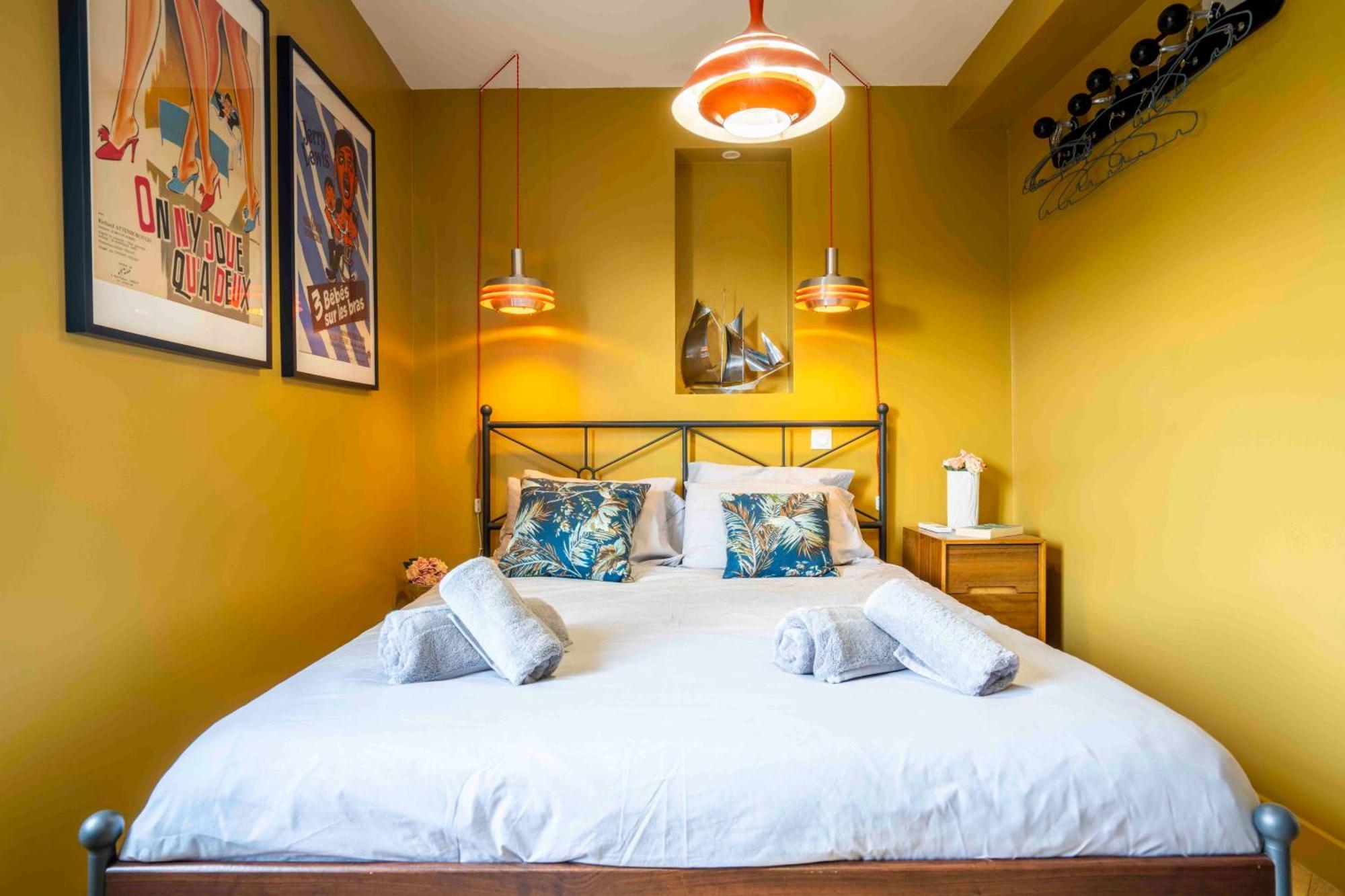 Apartment 2 Chambres, Balcons, Vue Imprenable, Climatisation - Palace Bleu Nice