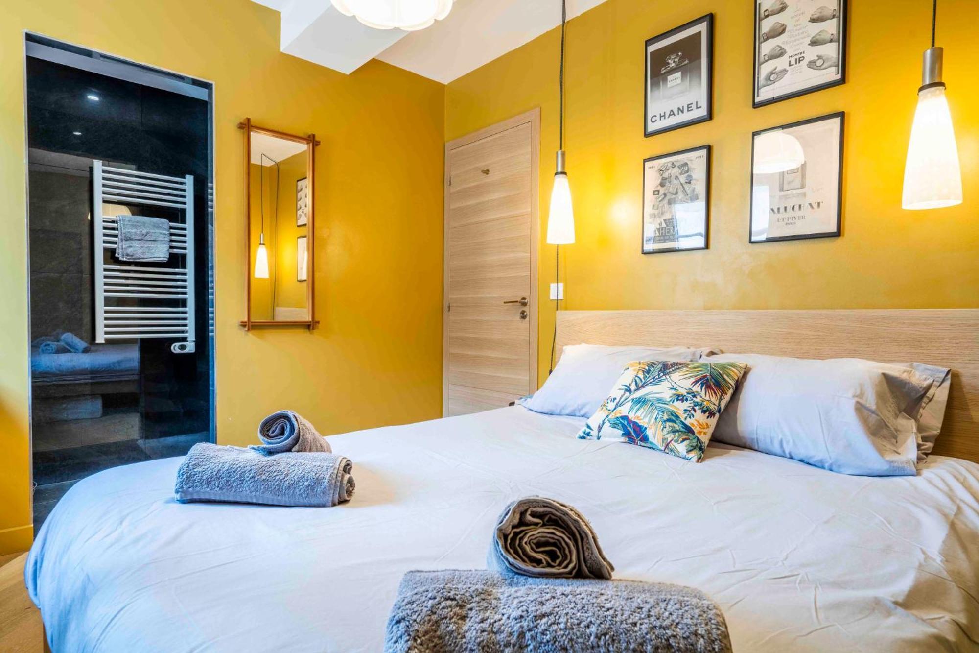 Apartment 2 Chambres, Balcons, Vue Imprenable, Climatisation - Palace Bleu