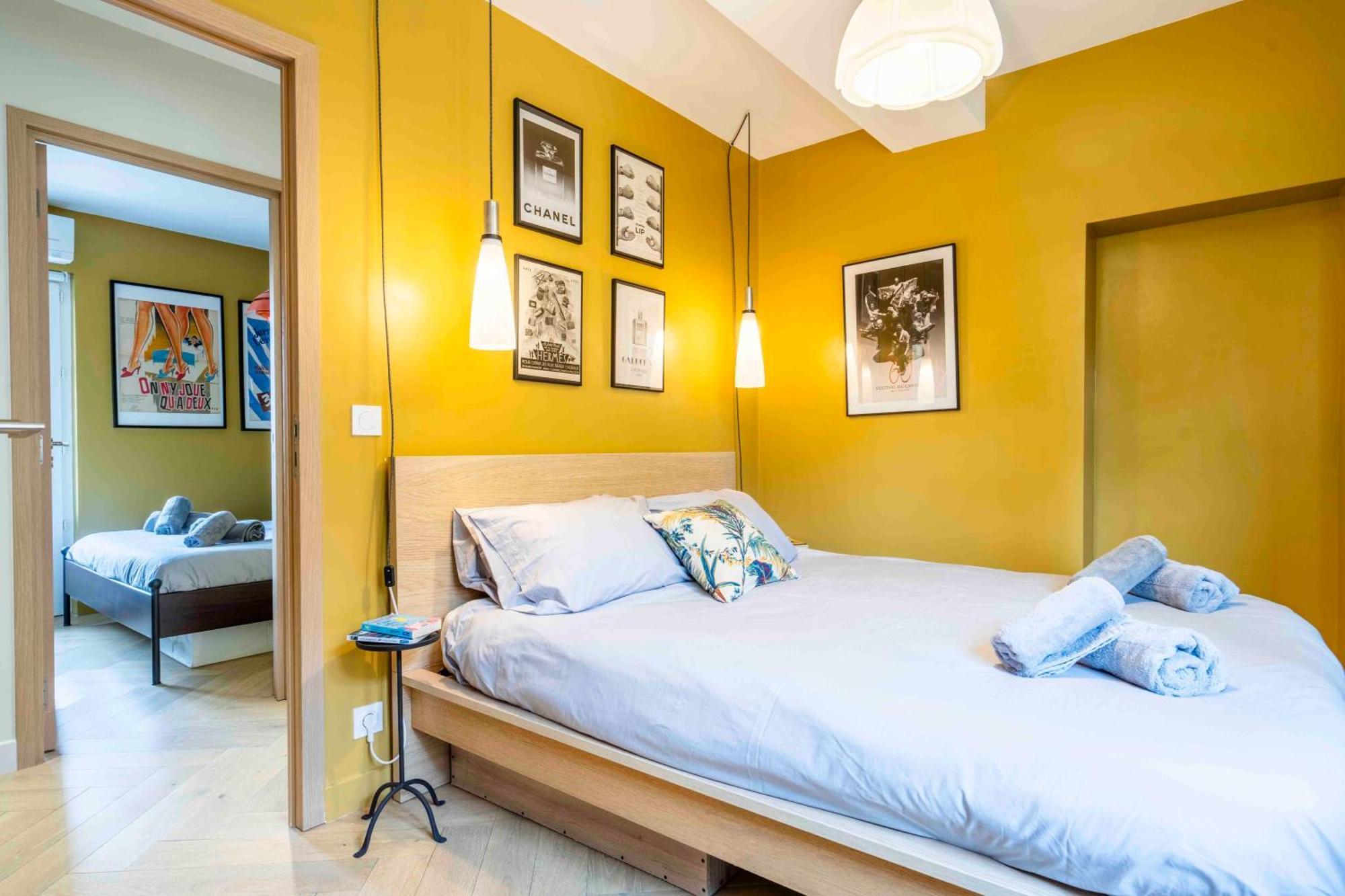 Apartment 2 Chambres, Balcons, Vue Imprenable, Climatisation - Palace Bleu *